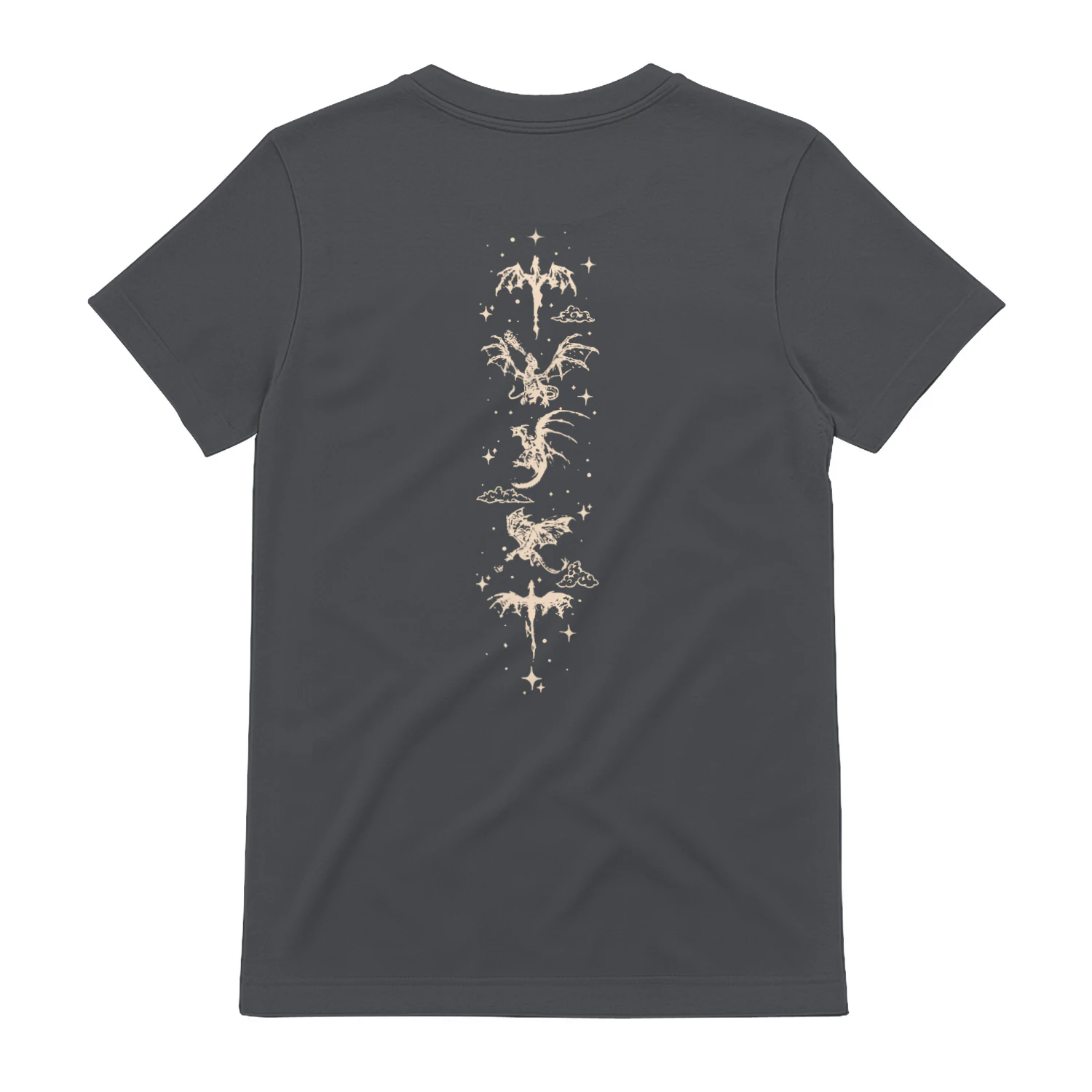 Book Girl Summer Heavy Cotton Dark Colors T-shirt 2 Side, Fourth Wing Series Gildan Tee, Romantasy Book Shirt, Book Lover Gifts