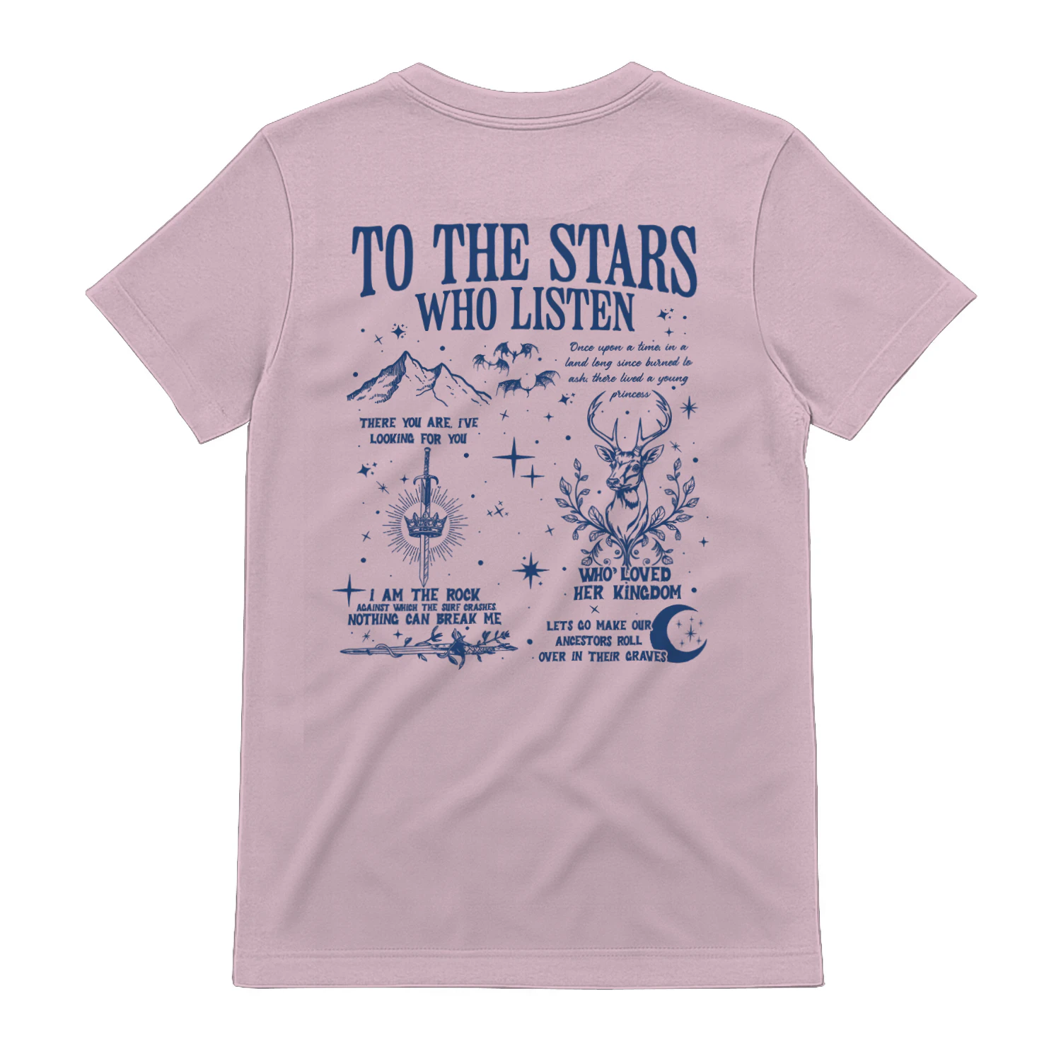 Velaris City Of Starlight Heavy Cotton Light Colors T-shirt 2 Side, ACOTAR Gildan Tee, Fantasy Romance Book Shirt, Book Lover Gifts