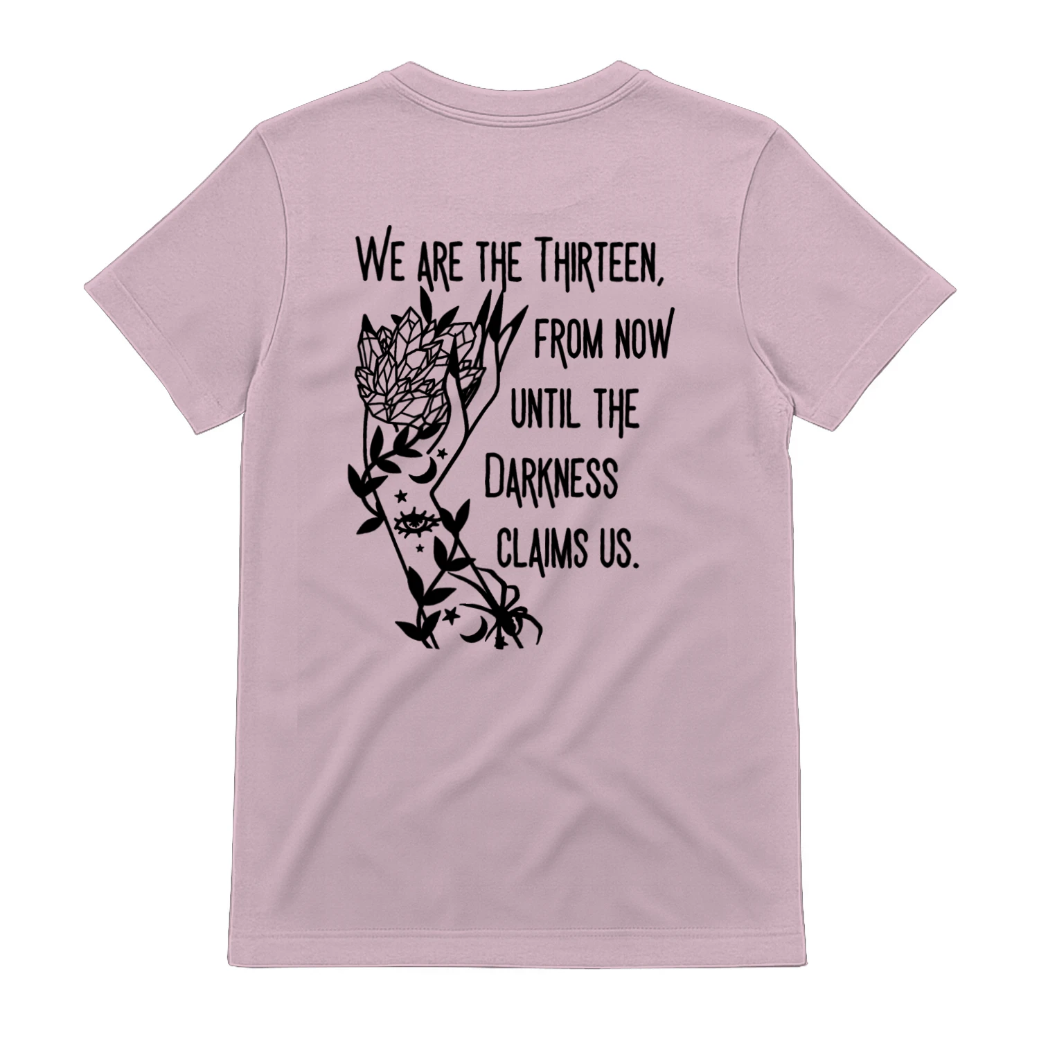 Abraxos Flower Heavy Cotton Light Colors T-shirt 2 Side, Throne of Glass Gildan Tee, Epic High Fantasy Book Shirt, Book Lover Gifts