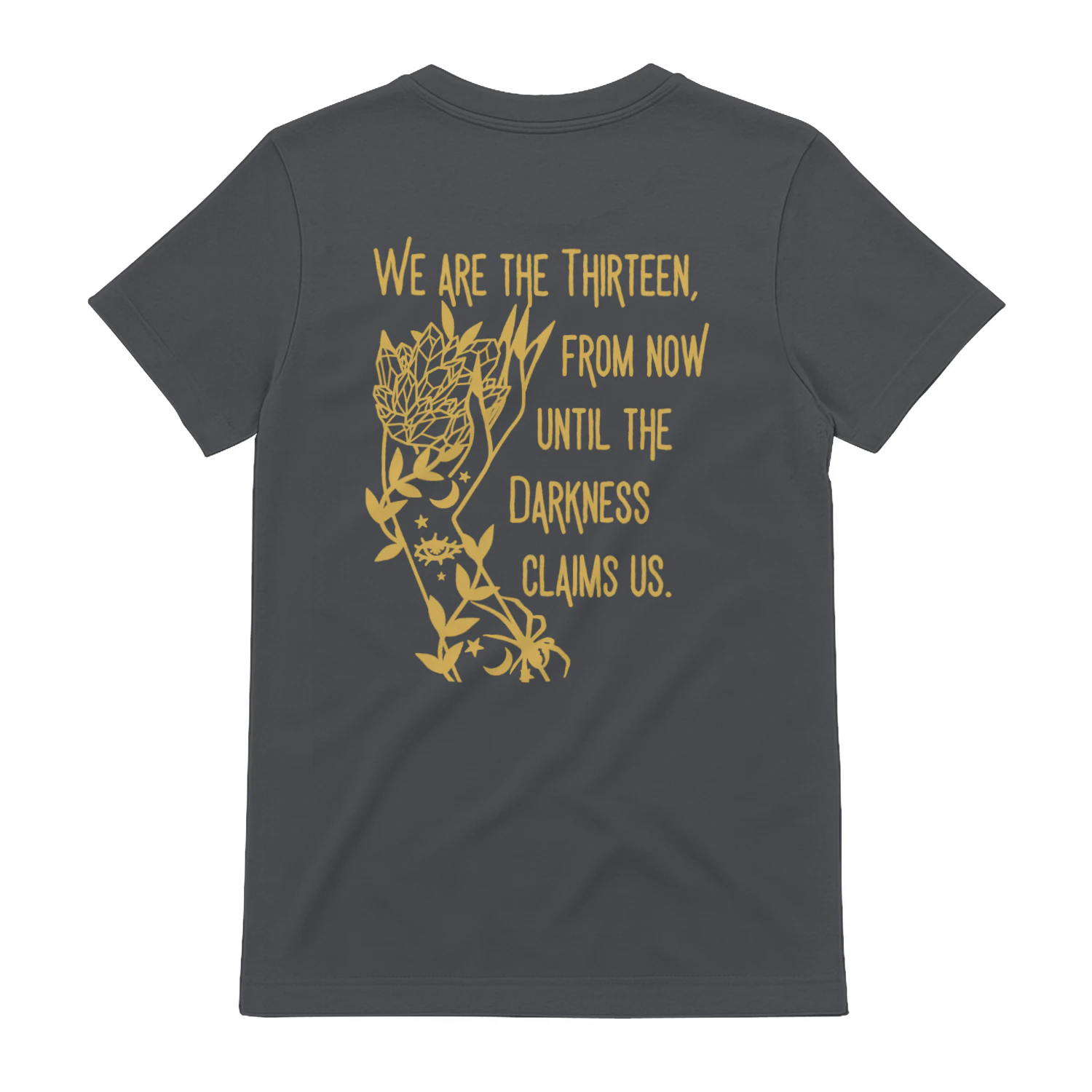 Abraxos Flower Heavy Cotton Dark Colors T-shirt 2 Side, Throne of Glass Gildan Tee, Epic High Fantasy Book Shirt, Book Lover Gifts