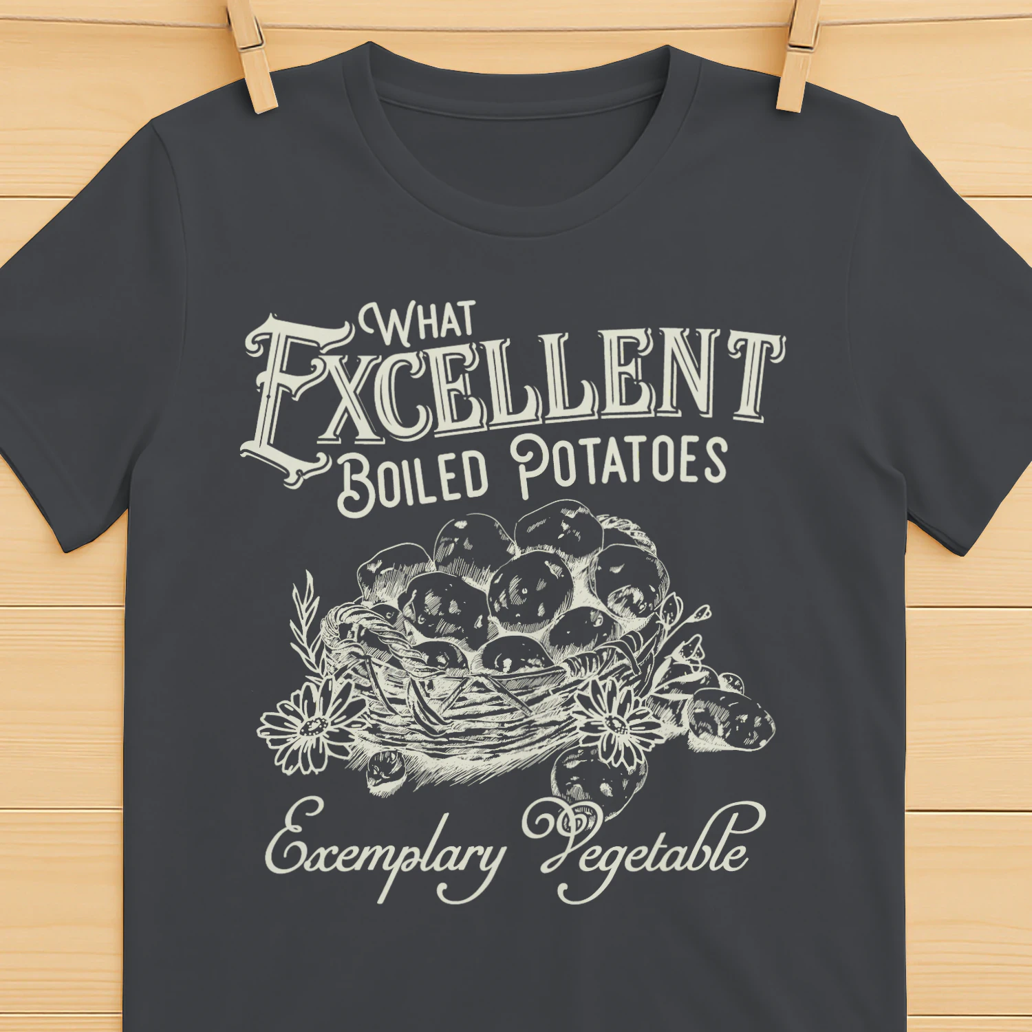 Exemplary Vegetable Heavy Cotton Dark Colors T-shirt 1 Side, Pride and Prejudice Gildan Tee, Classic Literature Shirt, Book Lover Gifts