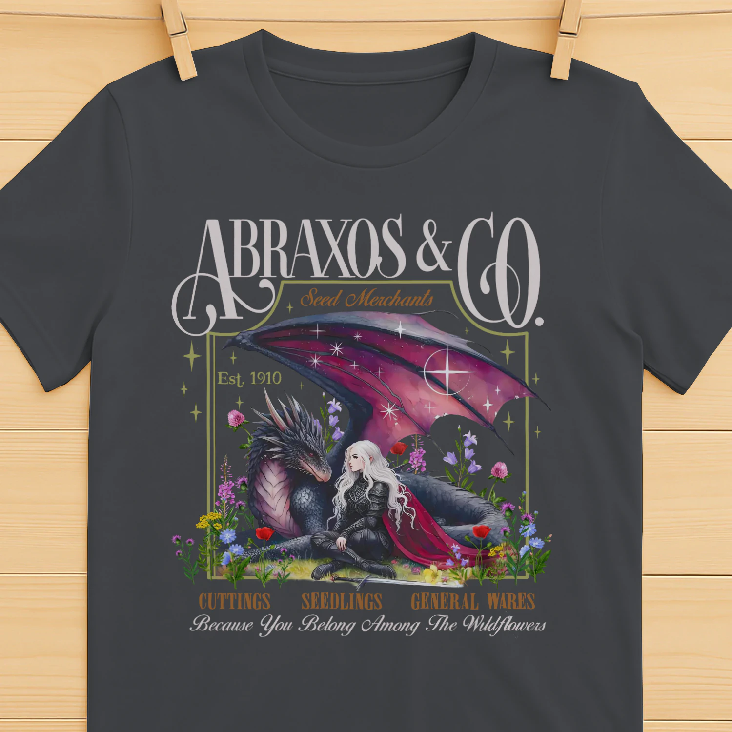 Abraxos Manon Blackbeak Heavy Cotton Dark Colors T-shirt 1 Side, Throne of Glass Gildan Tee, High Fantasy Book Shirt, Book Lover Gifts