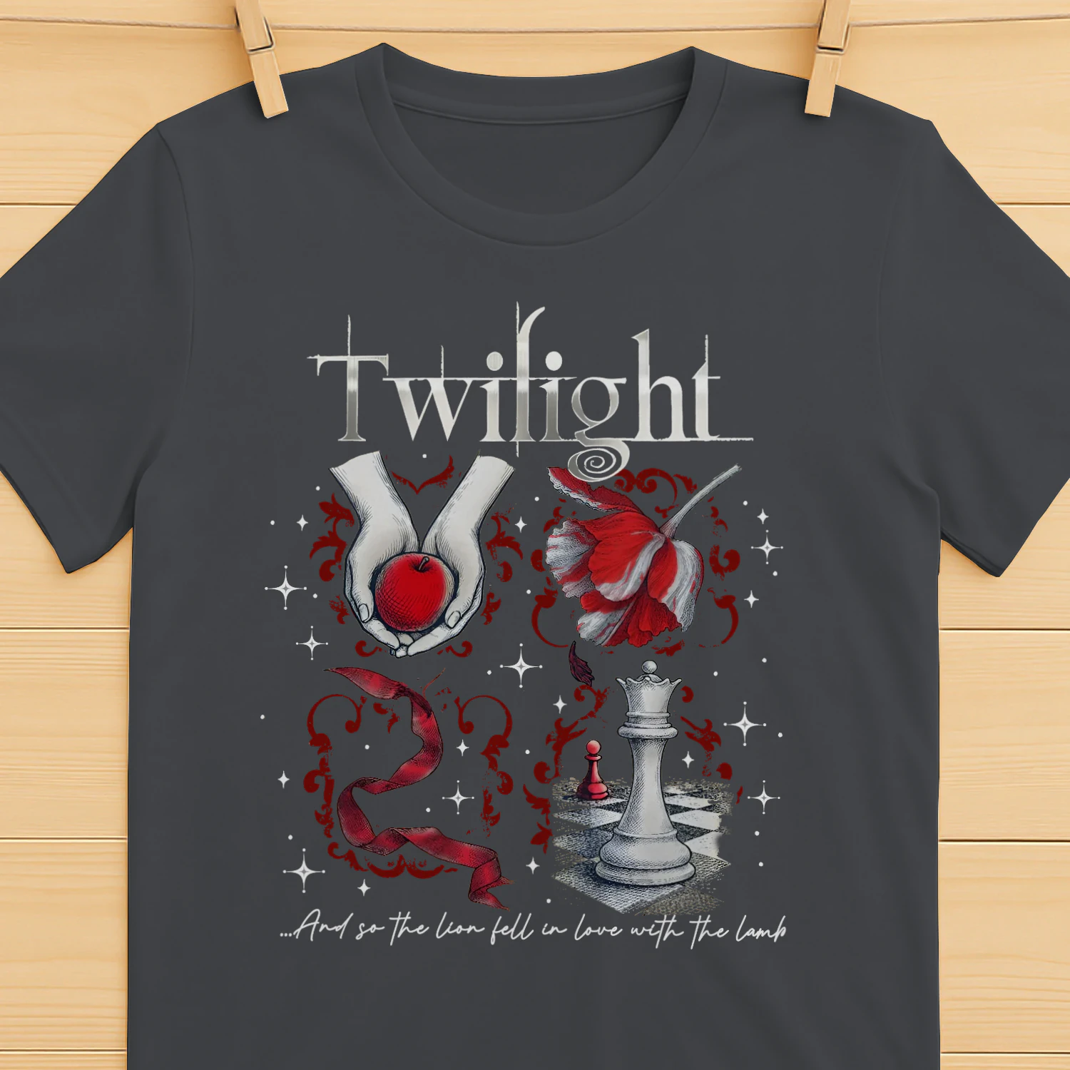 Twilight Series Heavy Cotton Dark Colors T-shirt 2 Side, Young Adult Gildan Tee, Fantasy Romance Book Shirt, Book Lover Gifts