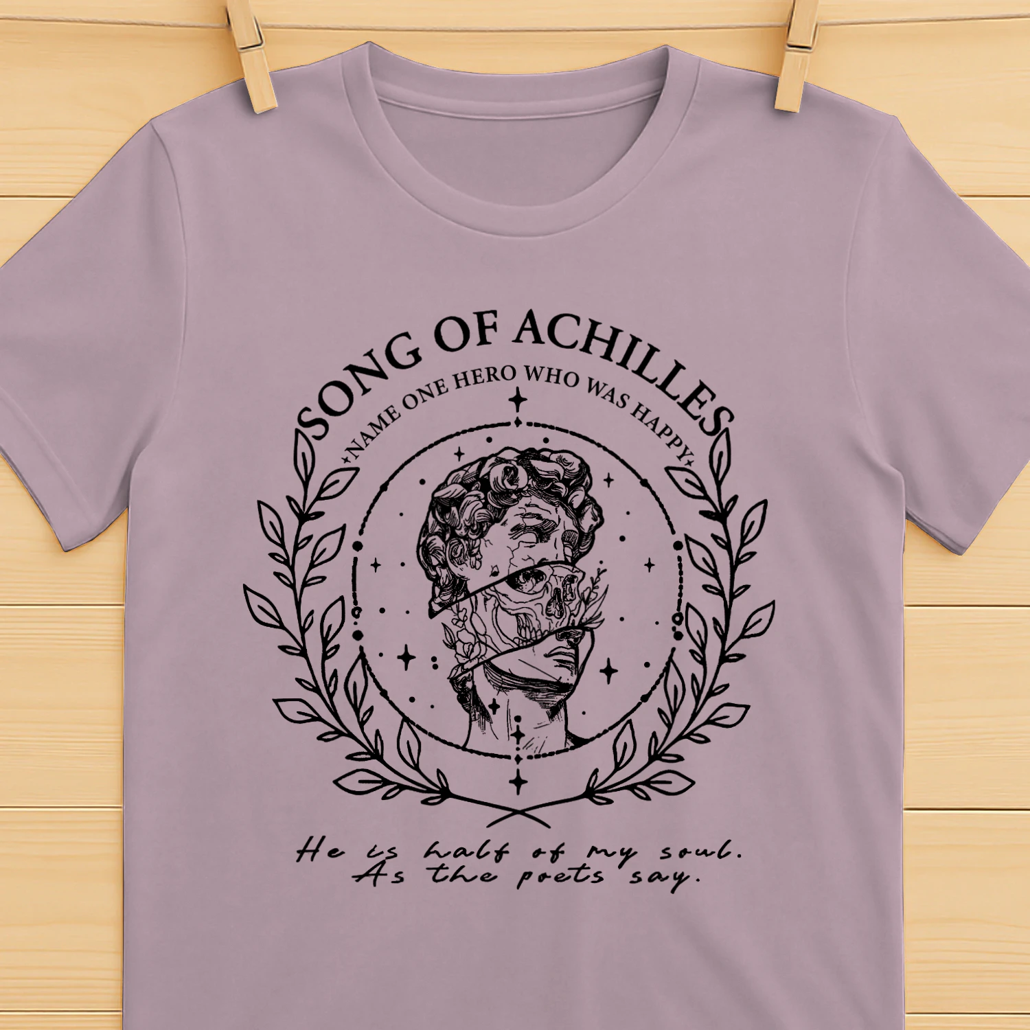 The Song of Achilles Heavy Cotton Light Colors T-shirt 2 Side, Classic Retellings Gildan Tee, Mythological Retellings Book Shirt, Book Lover Gifts