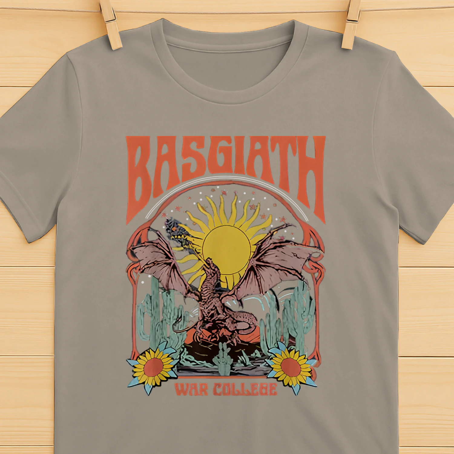 Basgiath War College Heavy Cotton T-shirt 1 Side, Fourth Wing Gildan Tee, Dark Romance Book Shirt, Book Lover Gifts