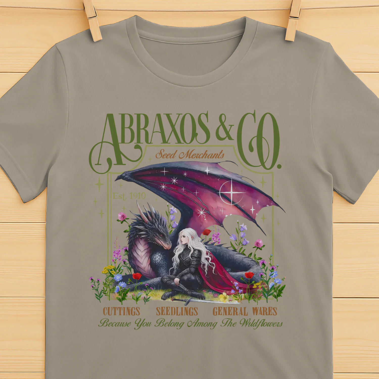 Abraxos Manon Blackbeak Heavy Cotton Light Colors T-shirt 1 Side, Throne of Glass Gildan Tee, High Fantasy Book Shirt, Book Gifts