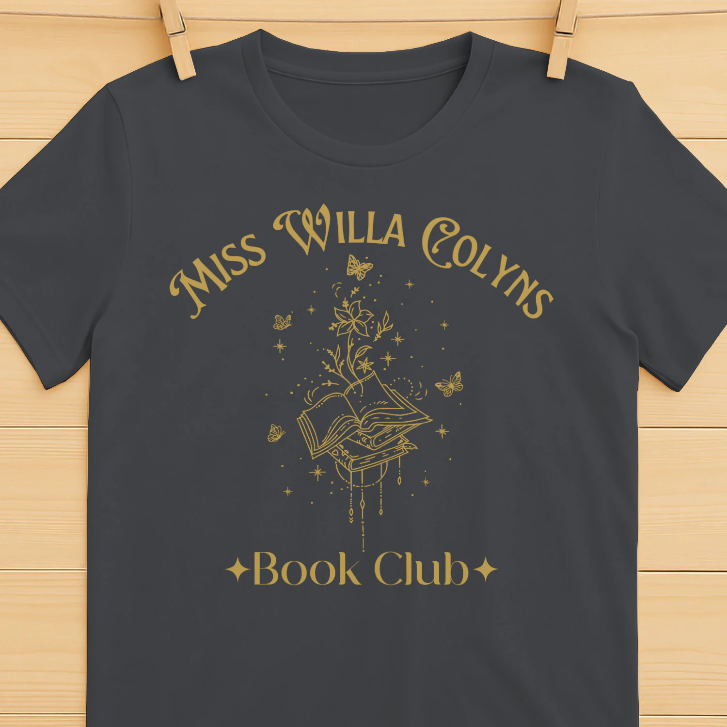 Miss Willa Colyns Heavy Cotton Dark Colors T-shirt 1 Side, The Shepherd King Gildan Tee, Dark Fantasy Shirt, Book Lover Gifts