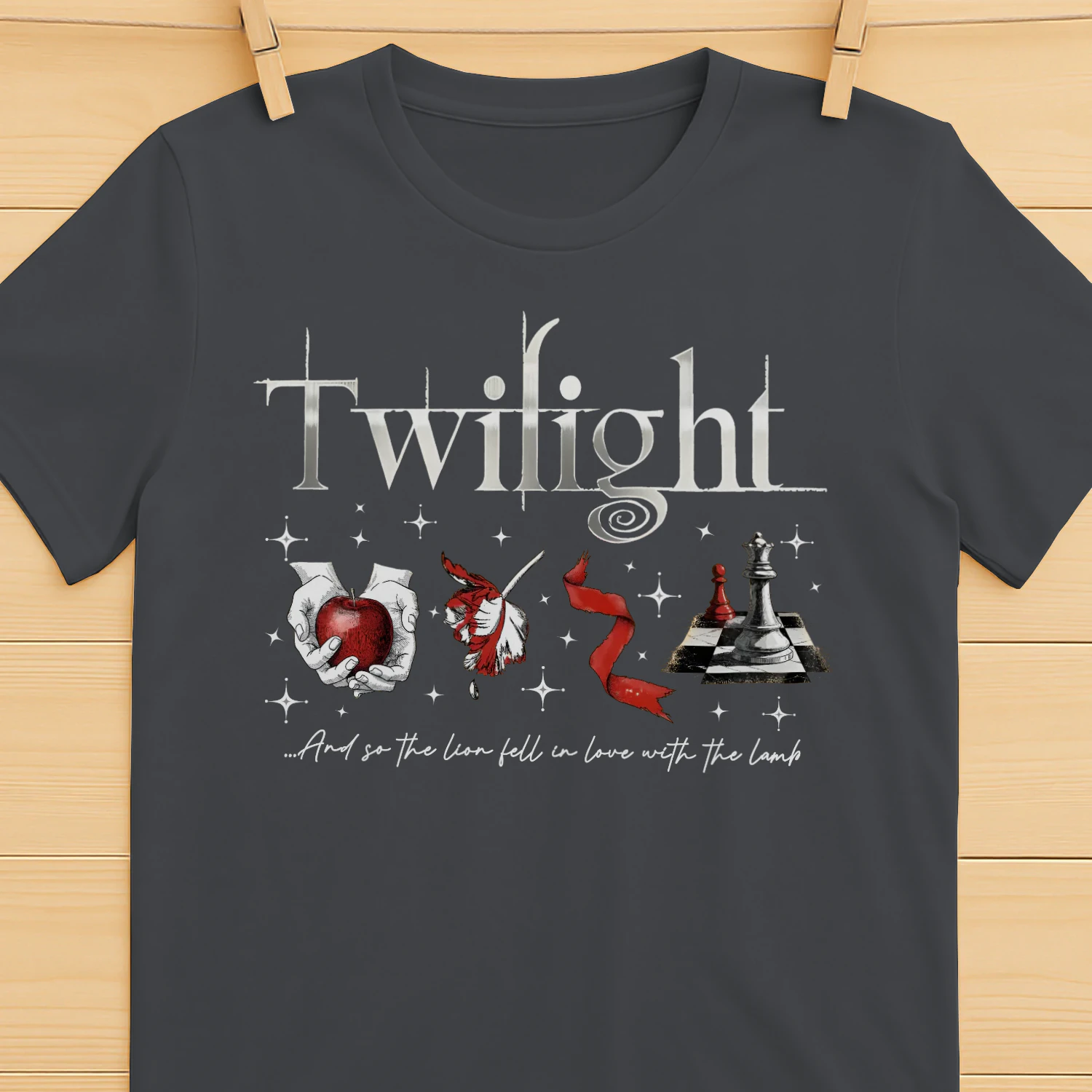 Twilight Series Heavy Cotton Dark Colors T-shirt 2 Side, Young Adult Gildan Tee, Fantasy Romance Book Shirt, Book Lover Gifts