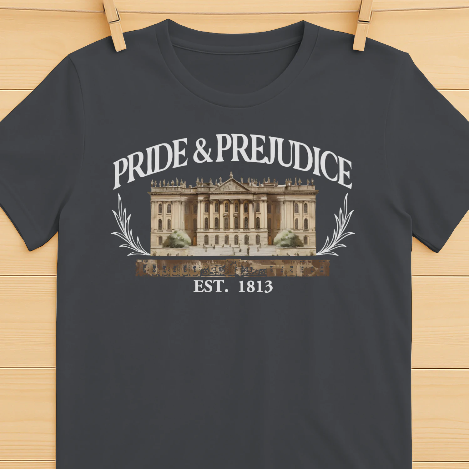 Pride & Prejudice Heavy Cotton T-Shirt 2 Side, Romance Tee, Classic Literature Shirt, Book Lover Gifts