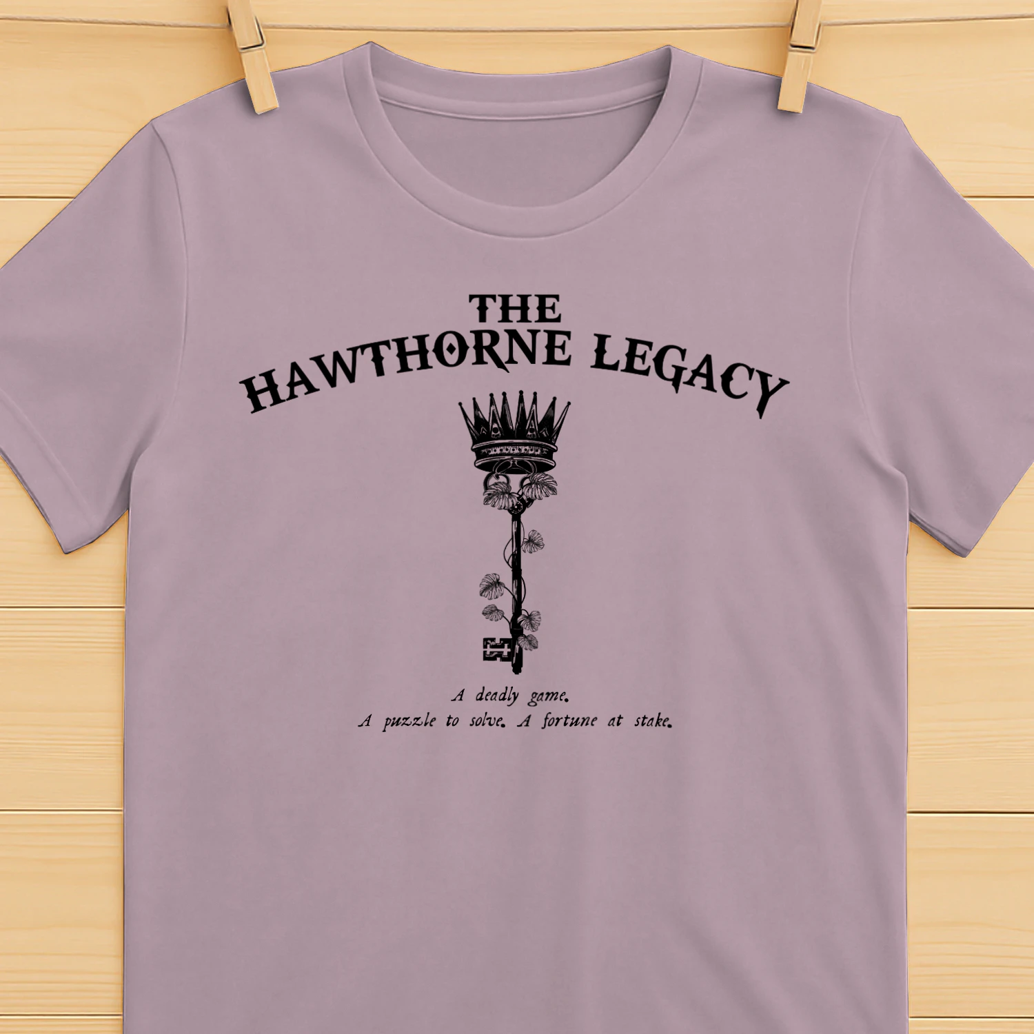 The Hawthorne Legacy Heavy Cotton Light Colors T-shirt 1 Side, The Inheritance Games Gildan Tee, YA Romance Club Shirt, Book Lover Gifts