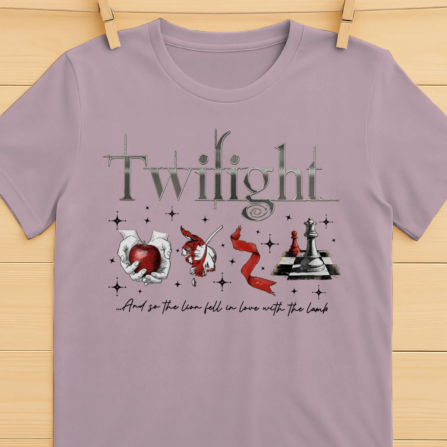 Twilight Series Heavy Cotton Light Colors T-shirt 2 Side, Young Adult Gildan Tee, Fantasy Romance Book Shirt, Book Lover Gifts