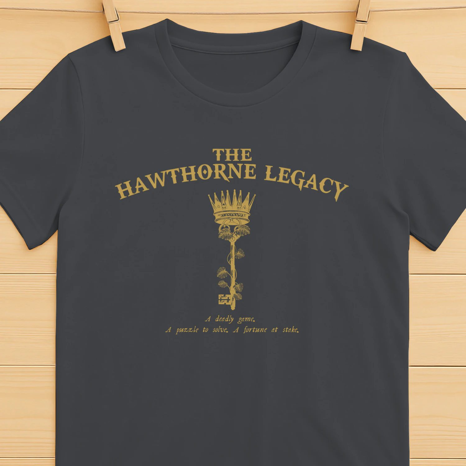The Hawthorne Legacy Heavy Cotton Dark Colors T-shirt 1 Side, The Inheritance Games Gildan Tee, YA Romance Shirt, Book Lover Gifts