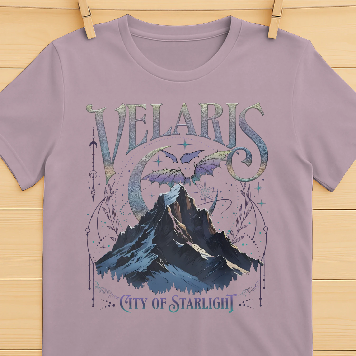 Velaris Acotar Heavy Cotton Light Colors T-shirt 2 Side, City Of Starlight Gildan Tee, Romantasy Readers Shirt, Book Lover Gifts