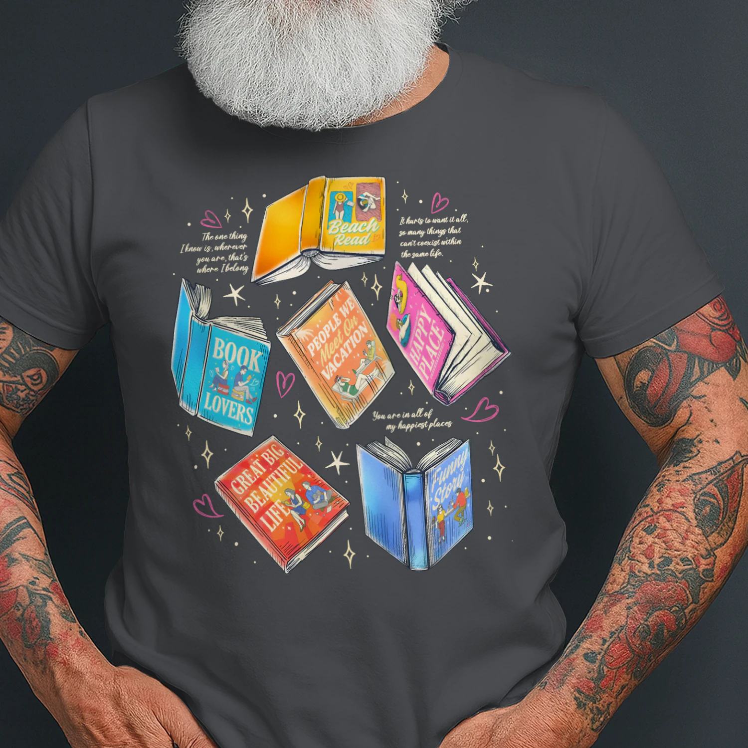 Literature Book Heavy Cotton Shirt 2 Side, Novels Book Tee, Series Book Shirt, Book Lover Gifts