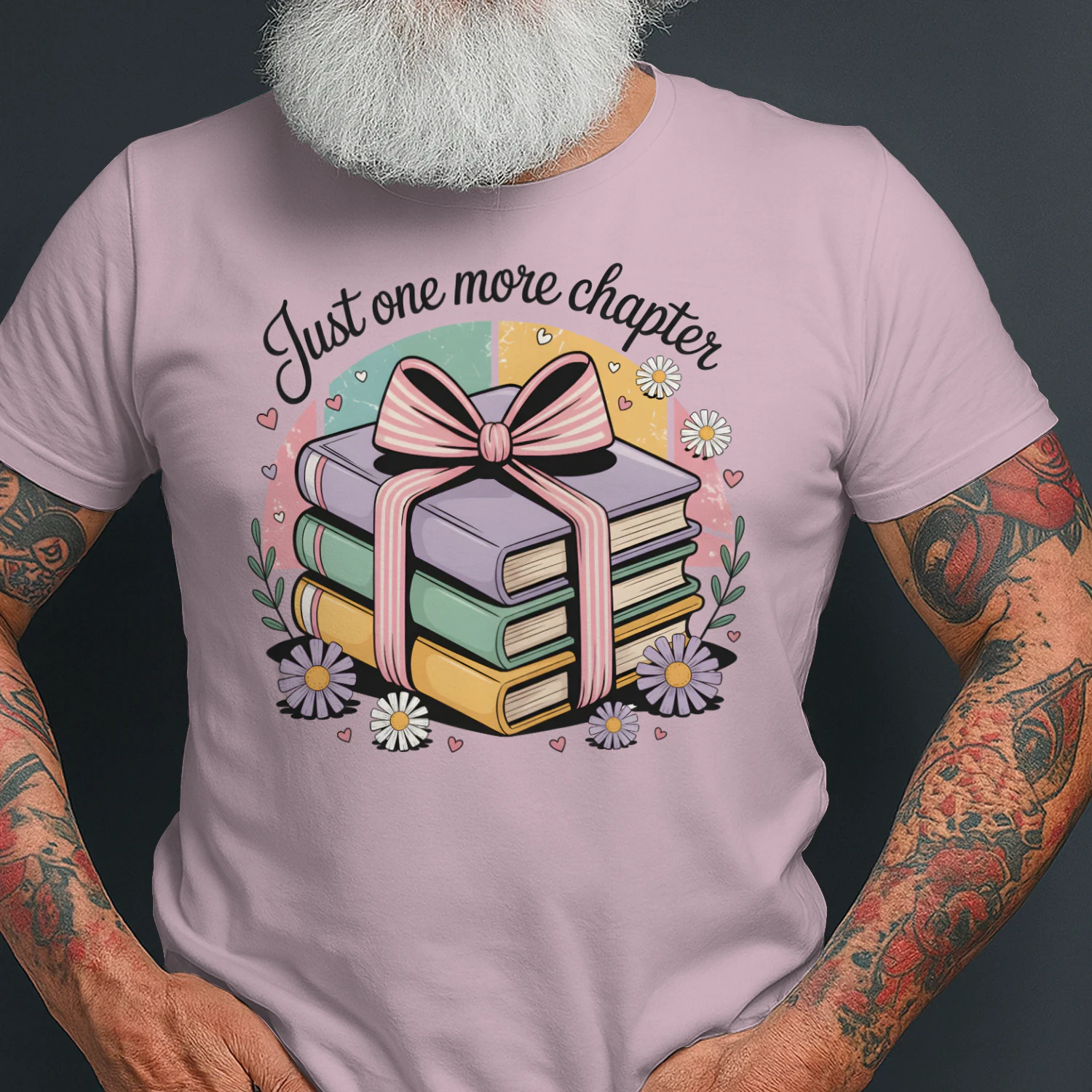 Just One More Chapter V2 Heavy Cotton Light Colors T-shirt 1 Side, Book Club Gildan Tee, Readers Club Shirt, Book Lover Gifts