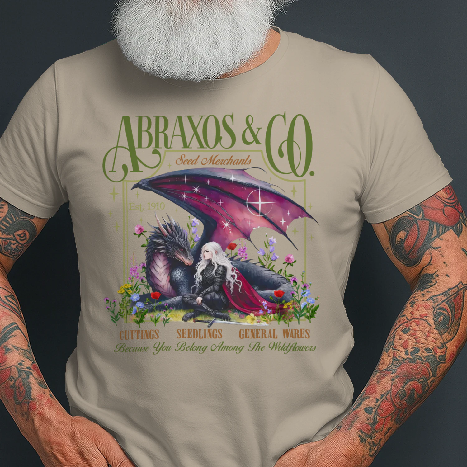 Abraxos Manon Blackbeak Heavy Cotton Light Colors T-shirt 1 Side, Throne of Glass Gildan Tee, High Fantasy Book Shirt, Book Gifts