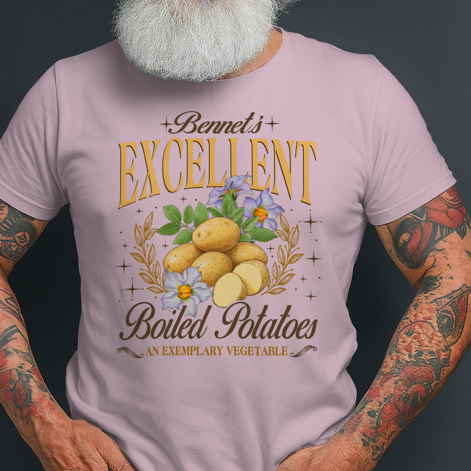 Exemplary Vegetable Heavy Cotton Light Colors T-shirt 1 Side, Pride and Prejudice Gildan Tee, Classic Literature Shirt, Book Lover Gifts
