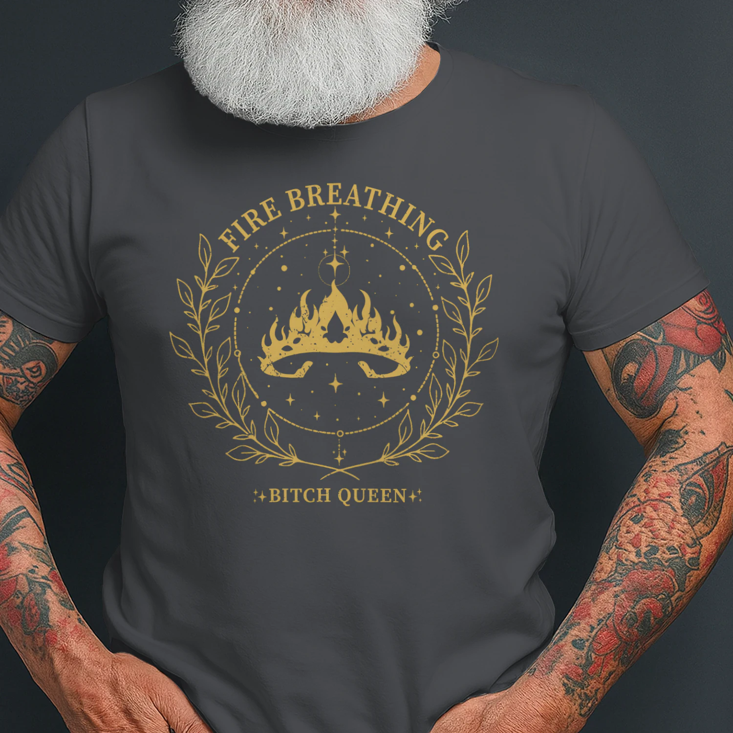 Fire Breathing Heavy Cotton Dark Colors T-shirt 2 Side, Throne of Glass Gildan Tee, Epic High Fantasy Book Shirt, Book Lover Gifts