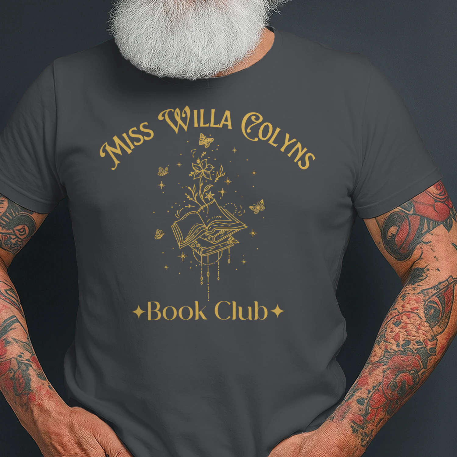 Miss Willa Colyns Heavy Cotton Dark Colors T-shirt 1 Side, The Shepherd King Gildan Tee, Dark Fantasy Shirt, Book Lover Gifts