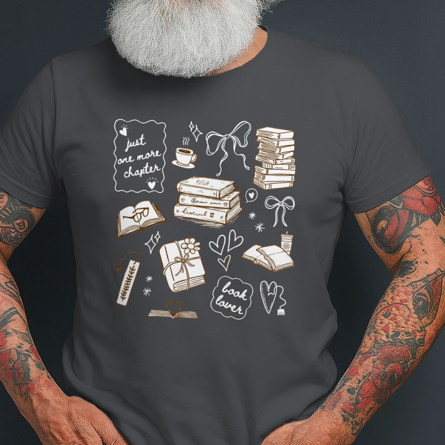 Just One More Chapter Heavy Cotton Dark Colors T-shirt 1 Side, Book Club Gildan Tee, Readers Club Shirt, Book Lover Gifts
