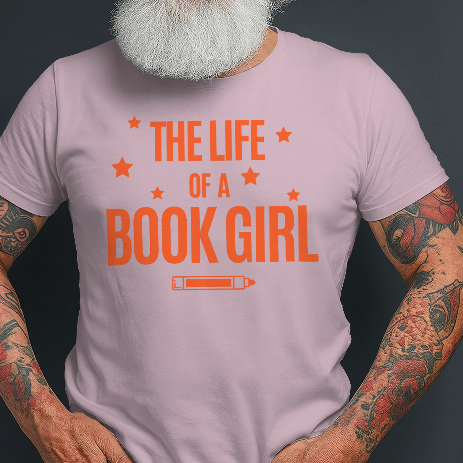 The Life Of A Book Girl V2 Heavy Cotton Light Colors T-shirt 1 Side, World Tour Book Club Gildan Tee, Readers Club Shirt, Book Lover Gifts