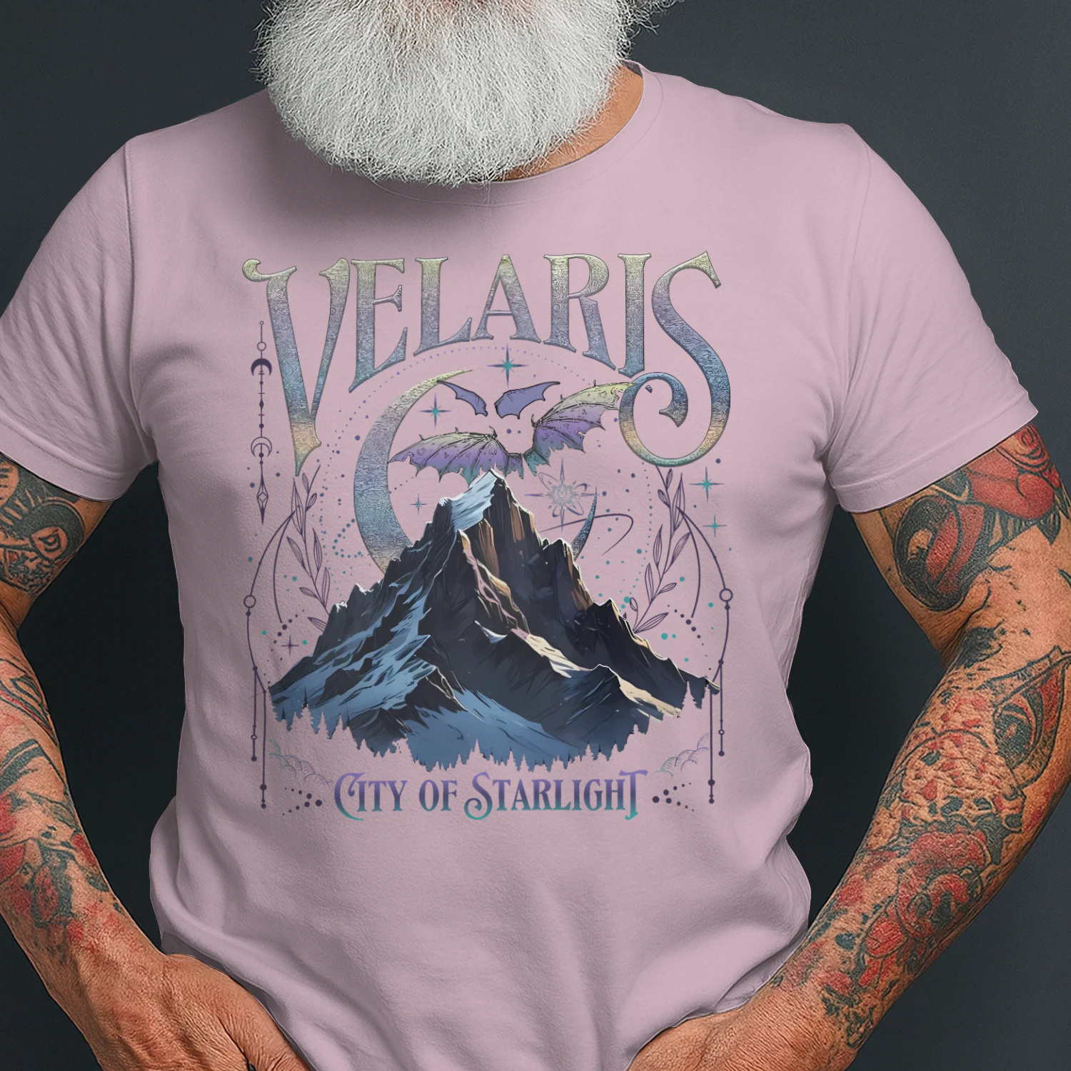 Velaris Acotar Heavy Cotton Light Colors T-shirt 2 Side, City Of Starlight Gildan Tee, Romantasy Readers Shirt, Book Lover Gifts