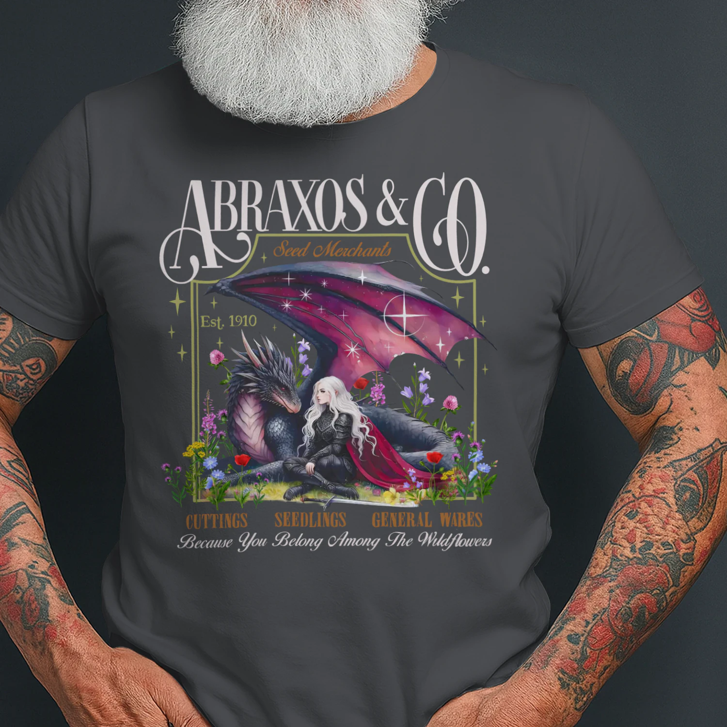 Abraxos Manon Blackbeak Heavy Cotton Dark Colors T-shirt 1 Side, Throne of Glass Gildan Tee, High Fantasy Book Shirt, Book Lover Gifts