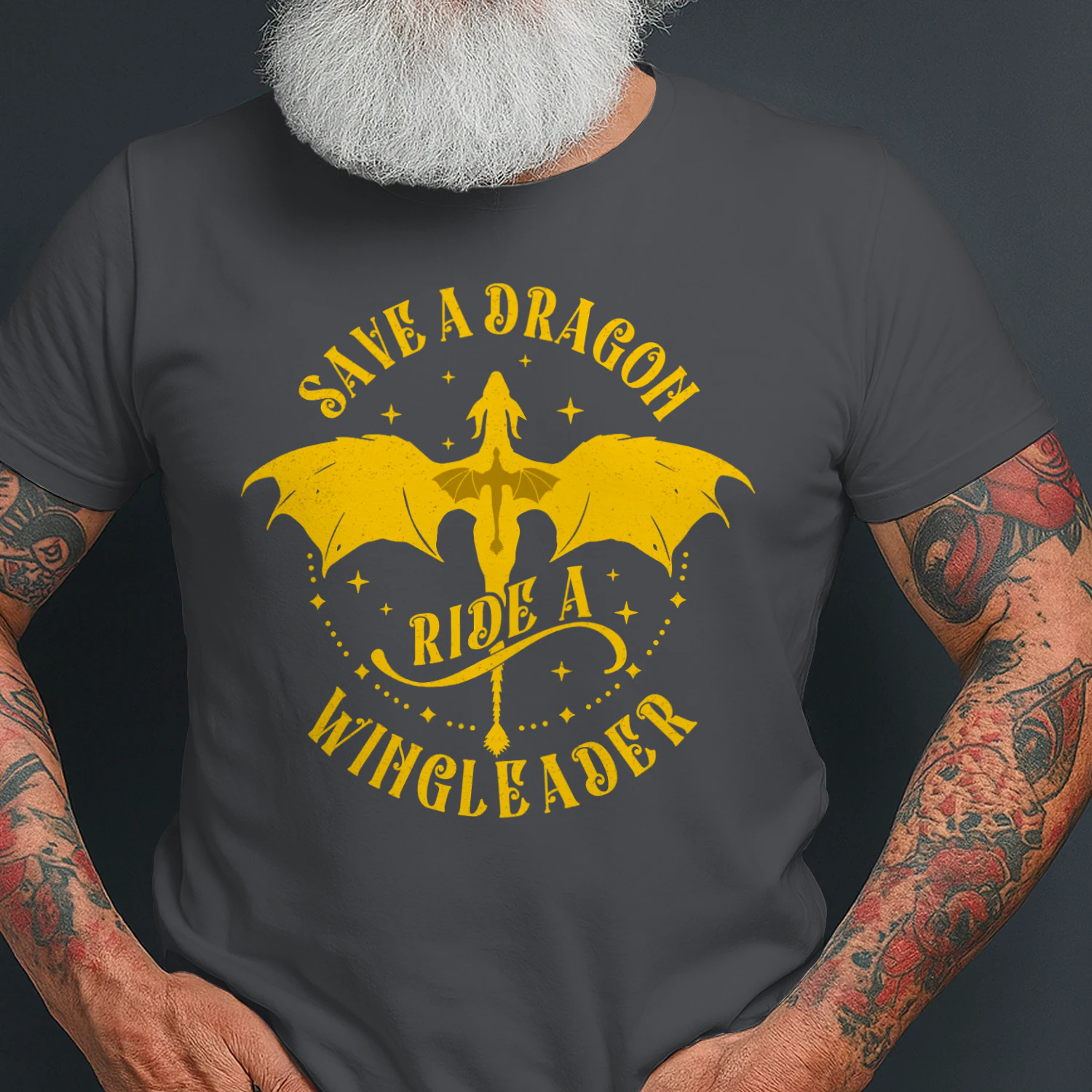 Ride A Wingleader Heavy Cotton Shirt 2 Side, Fourth Wing Tee, Romantasy Shirt, Book Lover Gifts