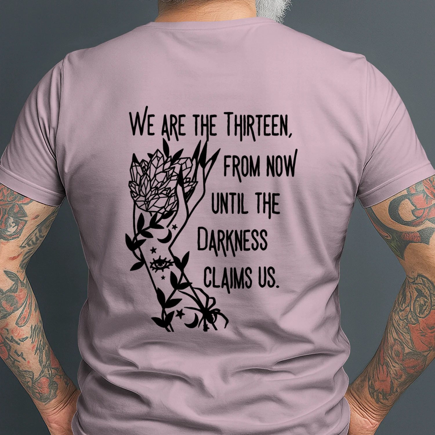 Abraxos Flower Heavy Cotton Light Colors T-shirt 2 Side, Throne of Glass Gildan Tee, Epic High Fantasy Book Shirt, Book Lover Gifts