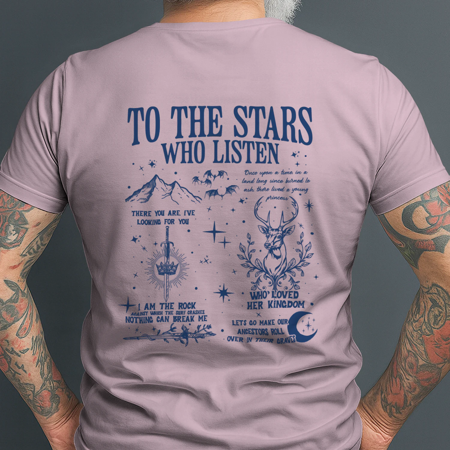 Velaris City Of Starlight Heavy Cotton Light Colors T-shirt 2 Side, ACOTAR Gildan Tee, Fantasy Romance Book Shirt, Book Lover Gifts