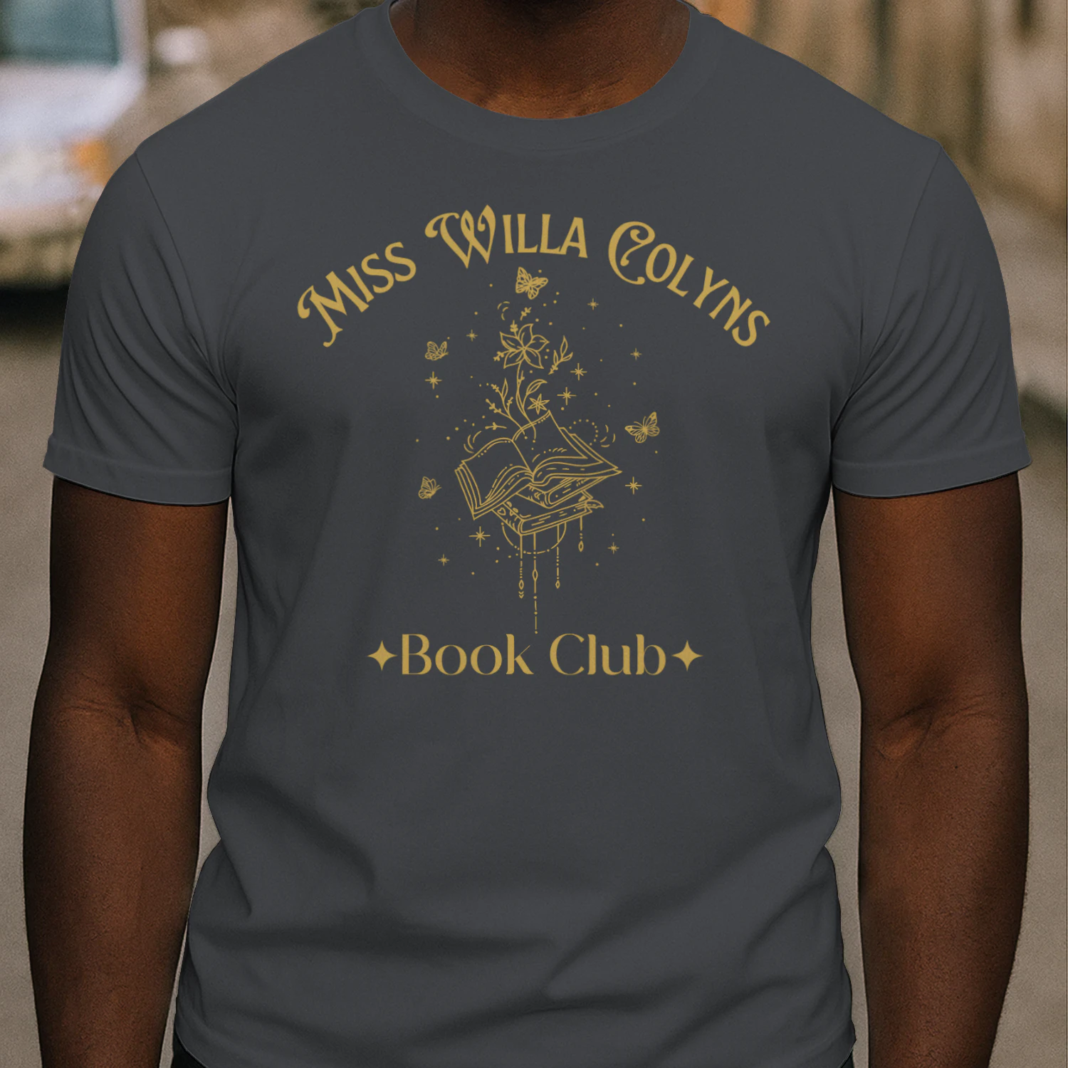 Miss Willa Colyns Heavy Cotton Dark Colors T-shirt 1 Side, The Shepherd King Gildan Tee, Dark Fantasy Shirt, Book Lover Gifts