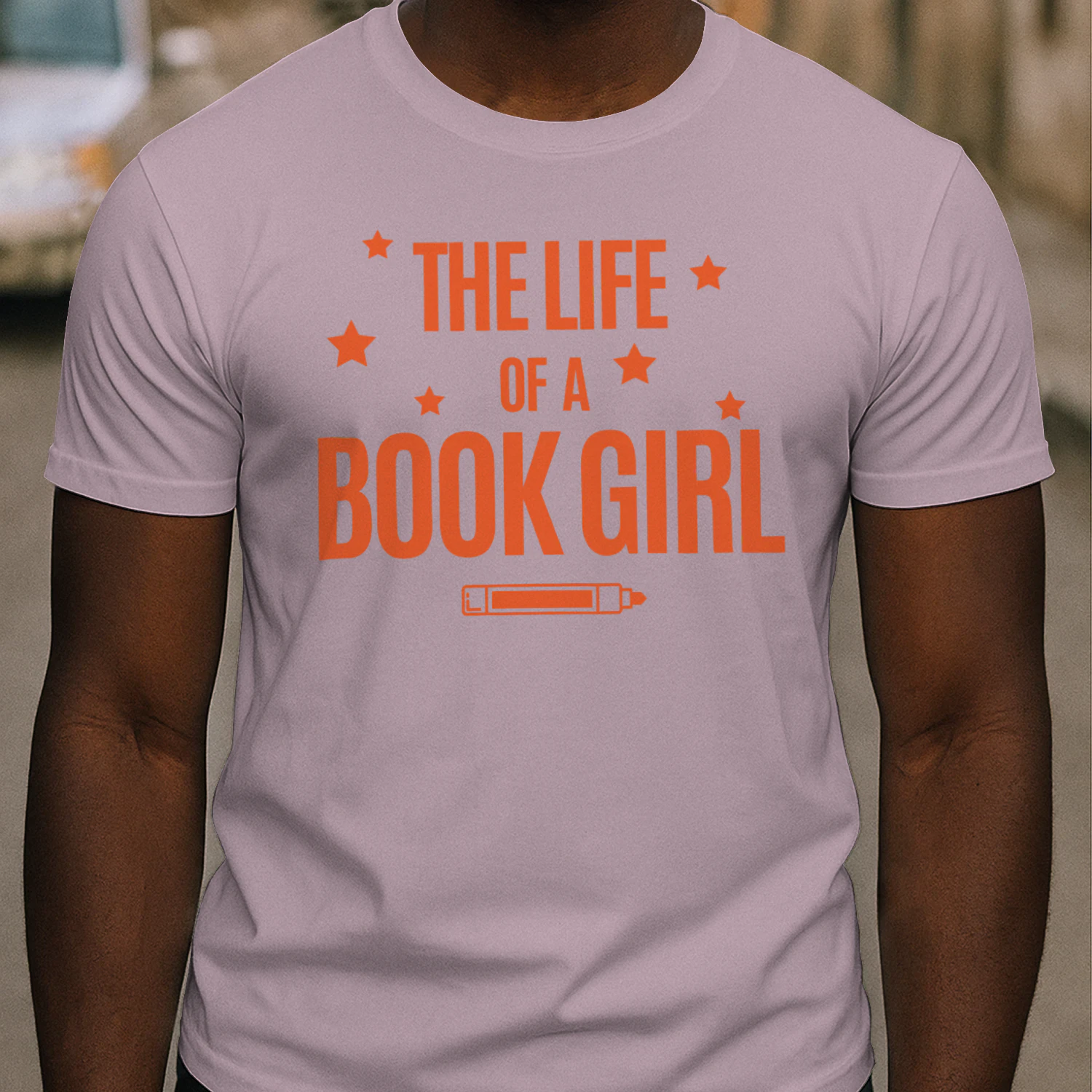 The Life Of A Book Girl V2 Heavy Cotton Light Colors T-shirt 1 Side, World Tour Book Club Gildan Tee, Readers Club Shirt, Book Lover Gifts