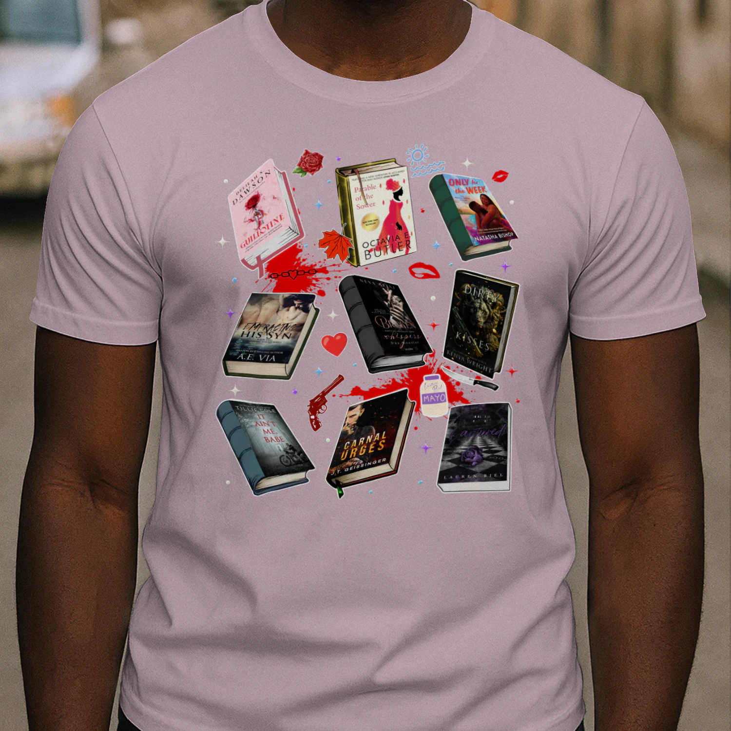 Romantasy Book Heavy Cotton T-shirt 1 Side, Classic Literature Gildan Tee, Young Adult Book Shirt, Book Lover Gifts