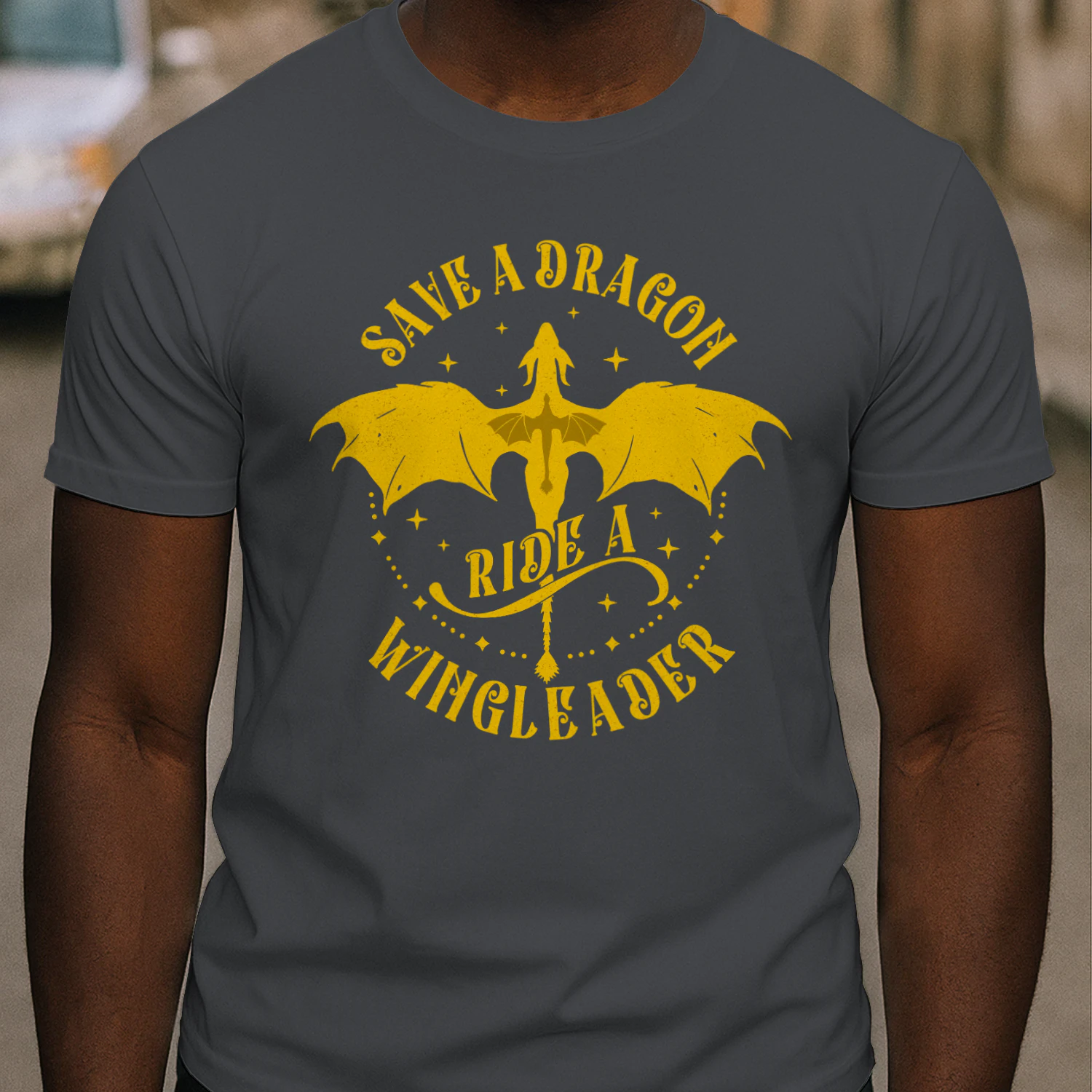 Ride A Wingleader Heavy Cotton Shirt 2 Side, Fourth Wing Tee, Romantasy Shirt, Book Lover Gifts
