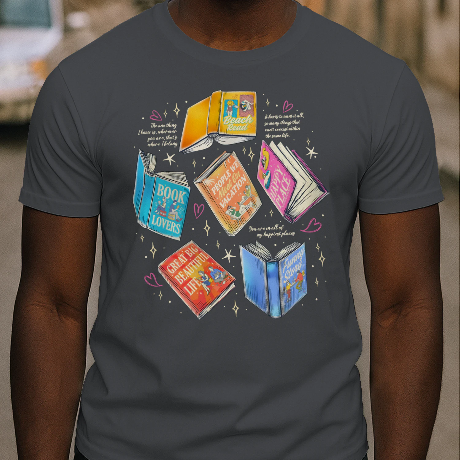 Literature Book Heavy Cotton Shirt 2 Side, Novels Book Tee, Series Book Shirt, Book Lover Gifts