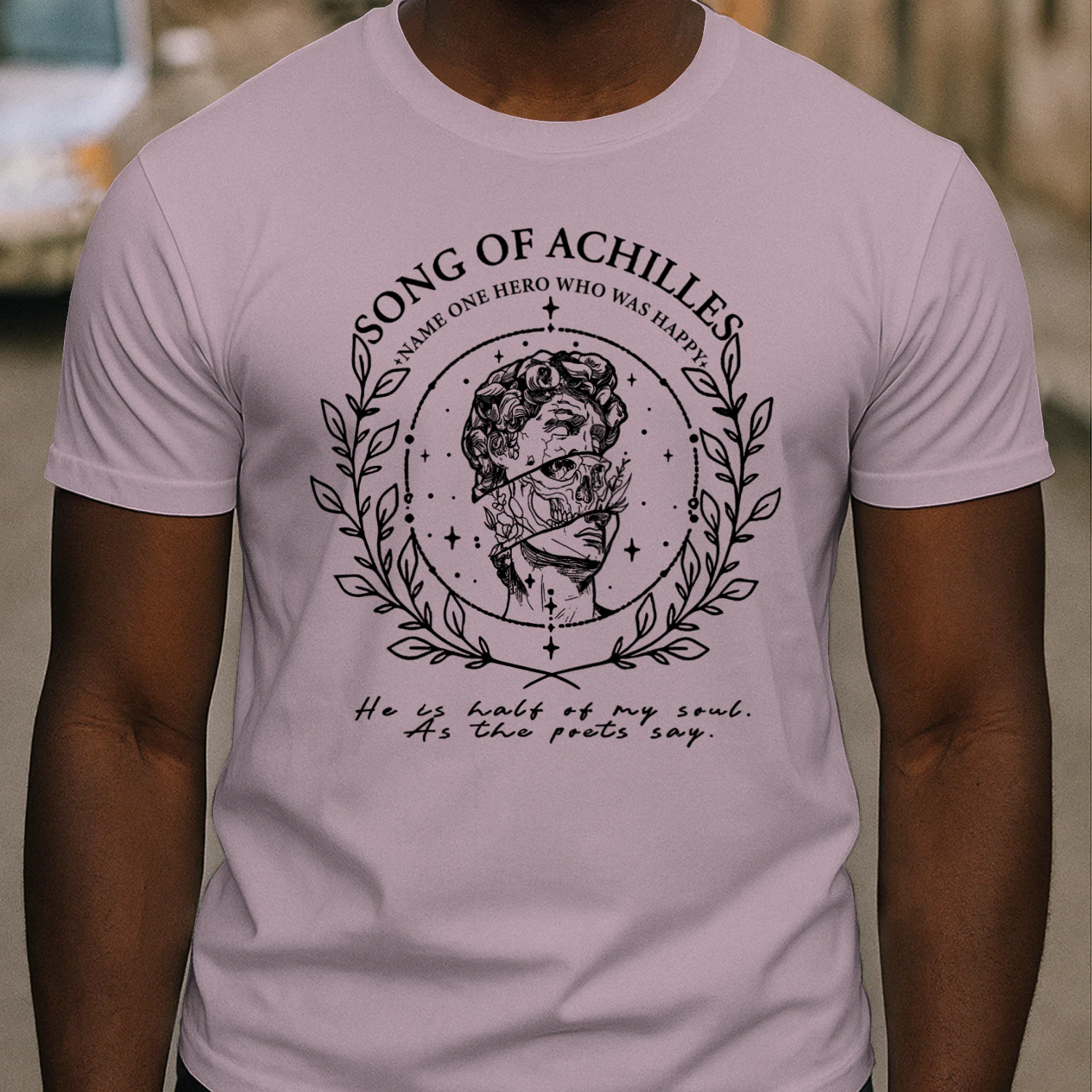 The Song of Achilles Heavy Cotton Light Colors T-shirt 2 Side, Classic Retellings Gildan Tee, Mythological Retellings Book Shirt, Book Lover Gifts