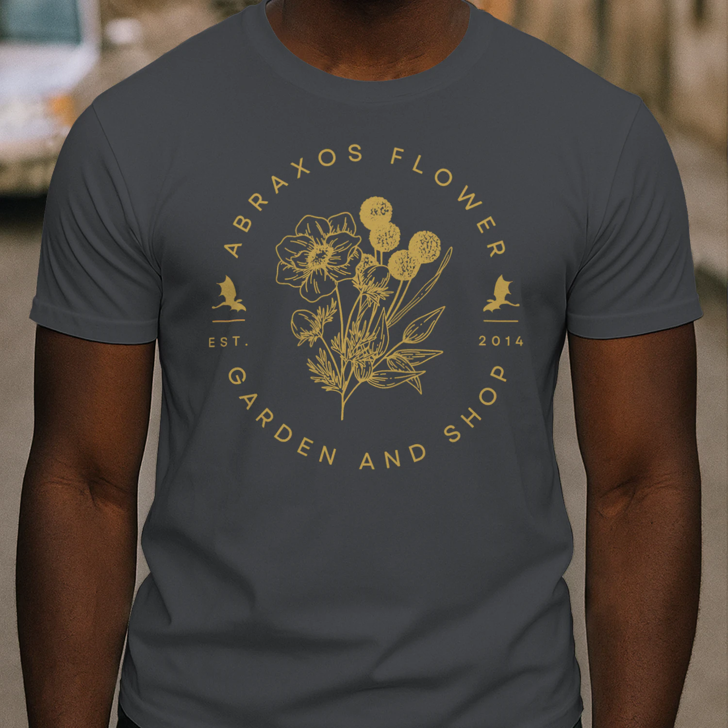 Abraxos Flower Heavy Cotton Dark Colors T-shirt 2 Side, Throne of Glass Gildan Tee, Epic High Fantasy Book Shirt, Book Lover Gifts