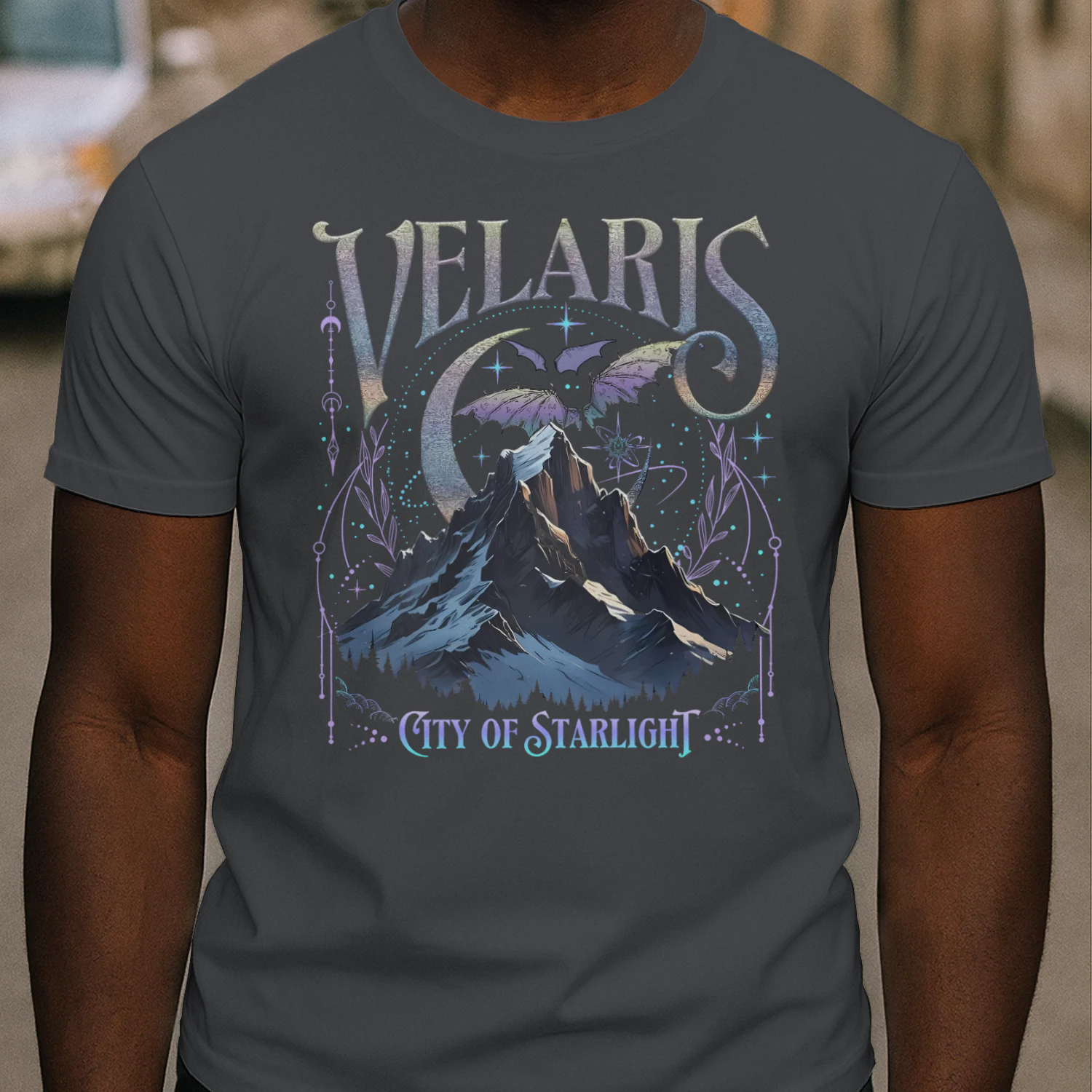 Velaris Acotar Heavy Cotton Dark Colors T-shirt 2 Side, City Of Starlight Gildan Tee, Romantasy Readers Shirt, Book Lover Gifts