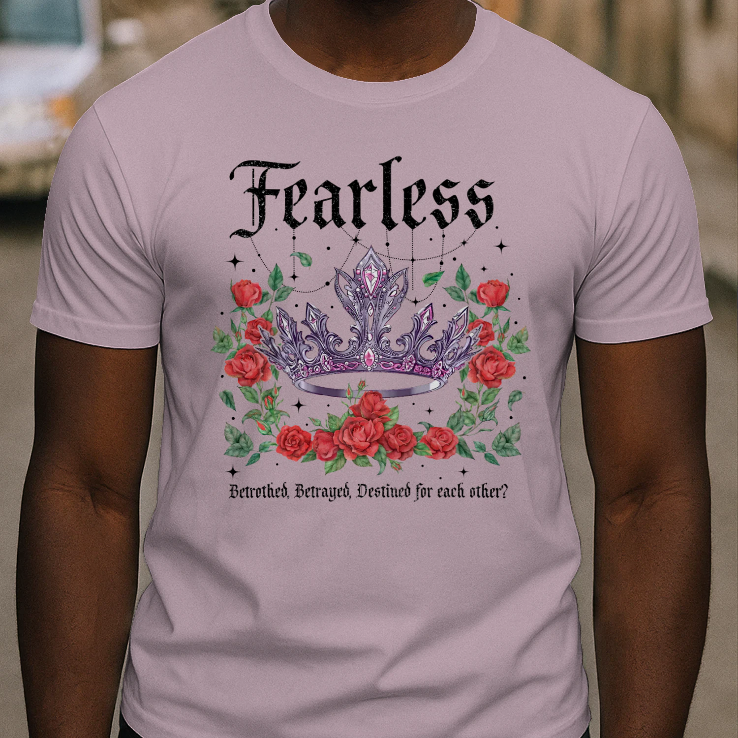 Fearless Heavy Cotton Light Colors T-shirt 2 Side, The Powerless Trilogy Gildan Tee, Fantasy Romance Book Shirt, Book Lover Gifts