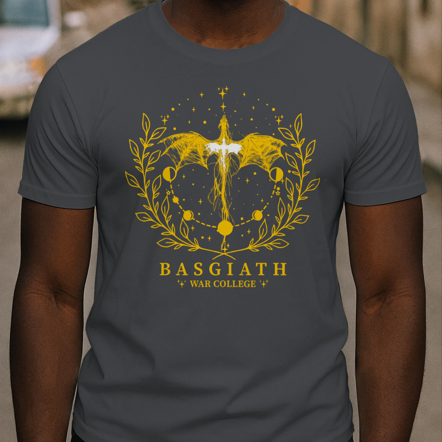 Basgiath War College Heavy Cotton Shirt 2 Side, Fourth Wing Series Tee, Romantasy Shirt, Book Lover Gifts