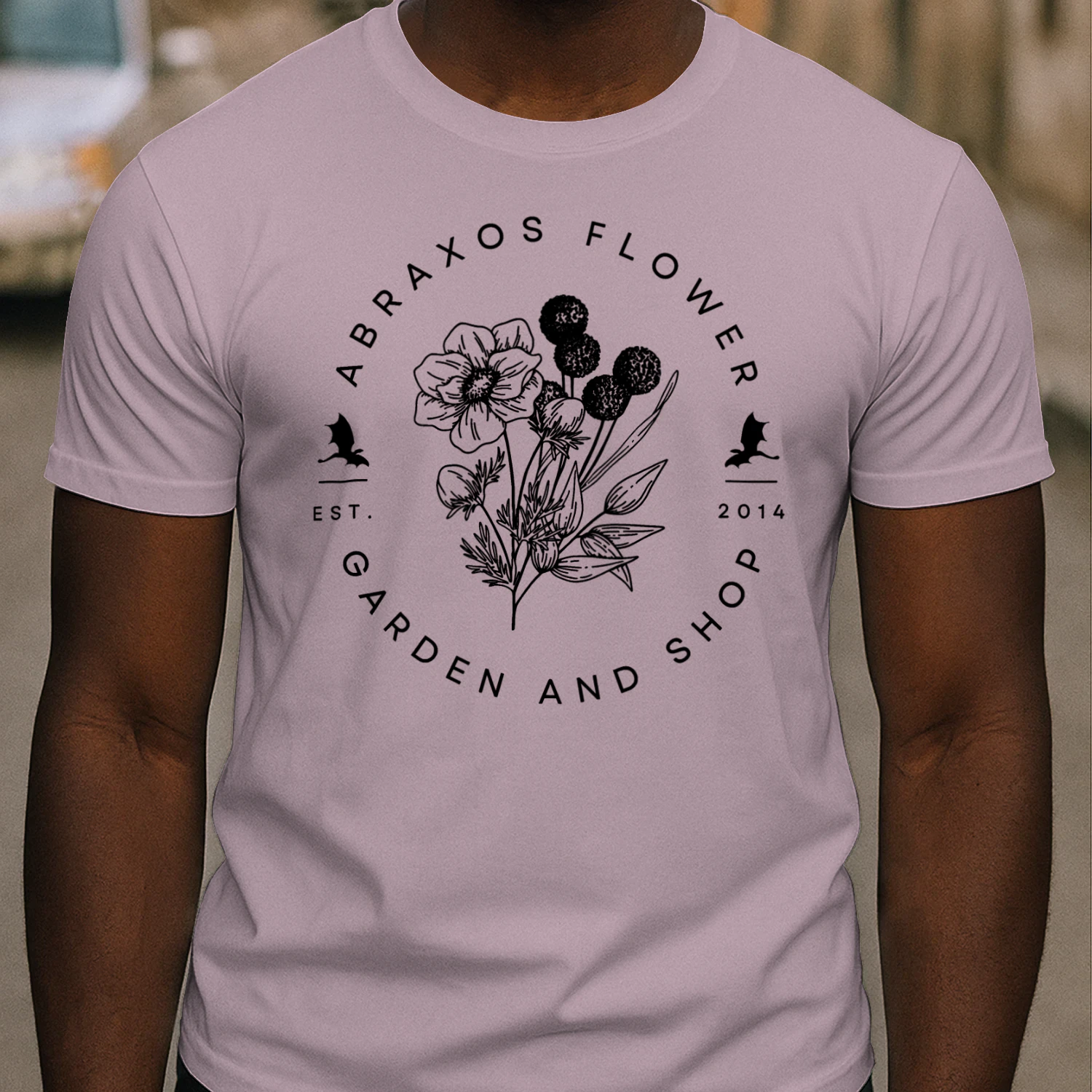 Abraxos Flower Heavy Cotton Light Colors T-shirt 2 Side, Throne of Glass Gildan Tee, Epic High Fantasy Book Shirt, Book Lover Gifts