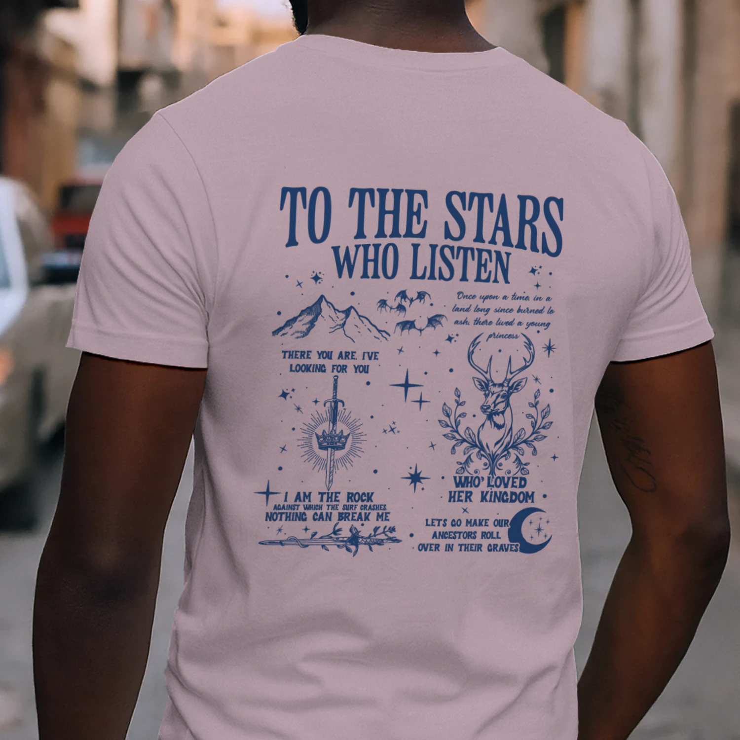 Velaris City Of Starlight Heavy Cotton Light Colors T-shirt 2 Side, ACOTAR Gildan Tee, Fantasy Romance Book Shirt, Book Lover Gifts