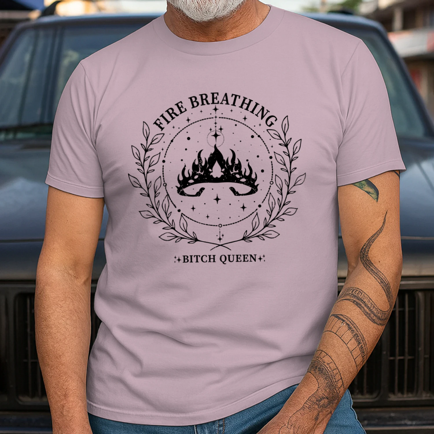 Fire Breathing Heavy Cotton Light Colors T-shirt 2 Side, Throne of Glass Gildan Tee, Epic High Fantasy Book Shirt, Book Lover Gifts