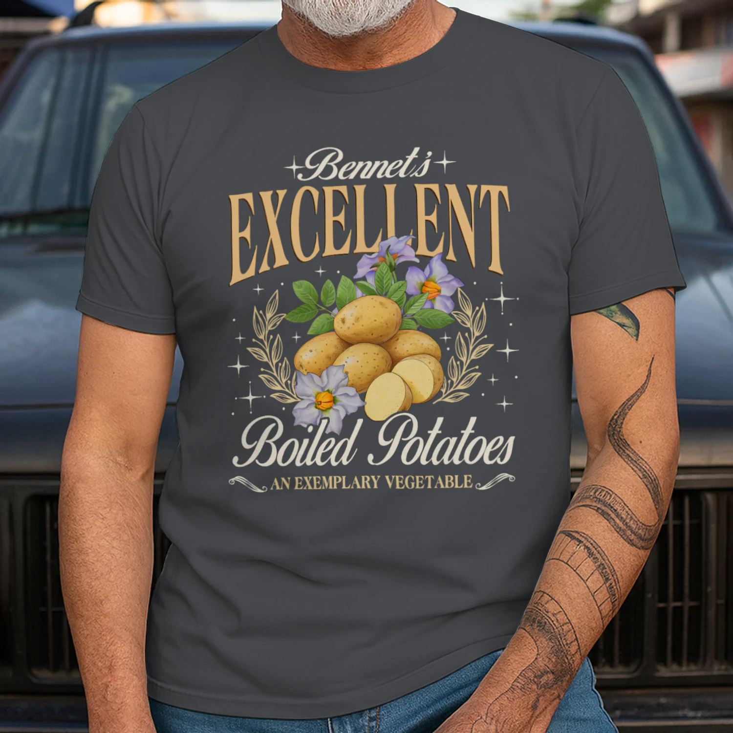 Exemplary Vegetable Heavy Cotton Dark Colors T-shirt 1 Side, Pride and Prejudice Gildan Tee, Classic Literature Shirt, Book Lover Gifts