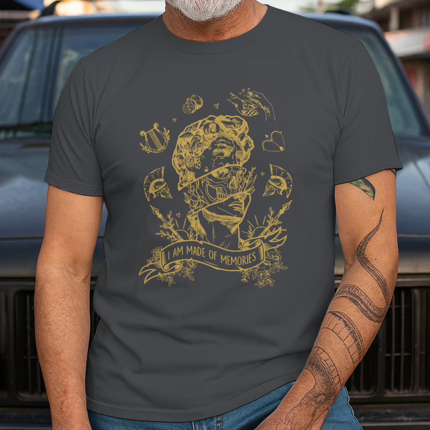 The Song of Achilles Heavy Cotton Dark Colors T-shirt 2 Side, Classic Retellings Gildan Tee, Mythological Retellings Book Shirt, Book Lover Gifts