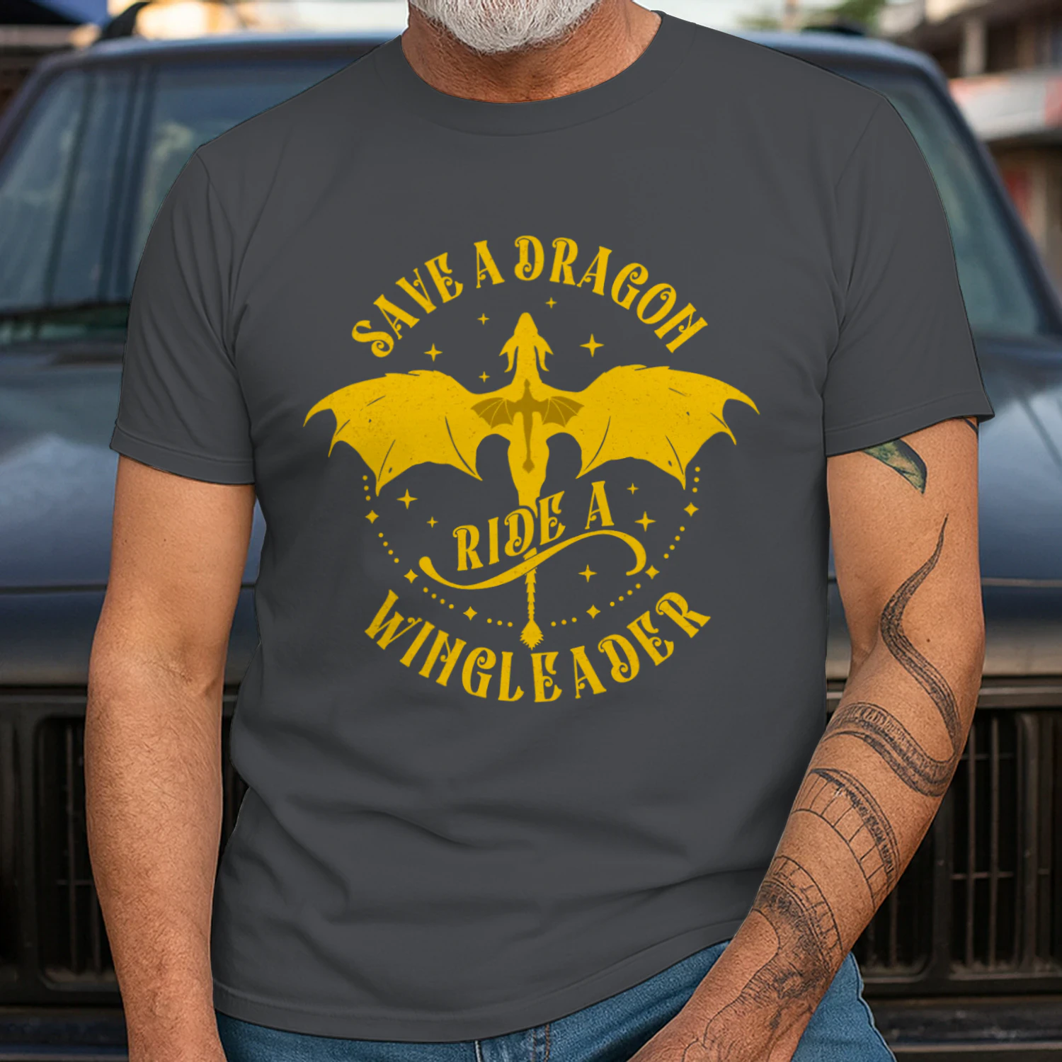 Ride A Wingleader Heavy Cotton Shirt 2 Side, Fourth Wing Tee, Romantasy Shirt, Book Lover Gifts