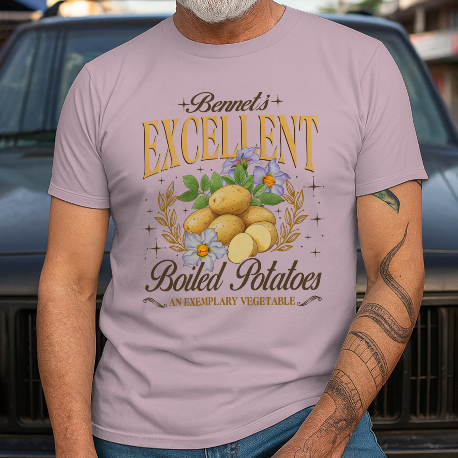 Exemplary Vegetable Heavy Cotton Light Colors T-shirt 1 Side, Pride and Prejudice Gildan Tee, Classic Literature Shirt, Book Lover Gifts