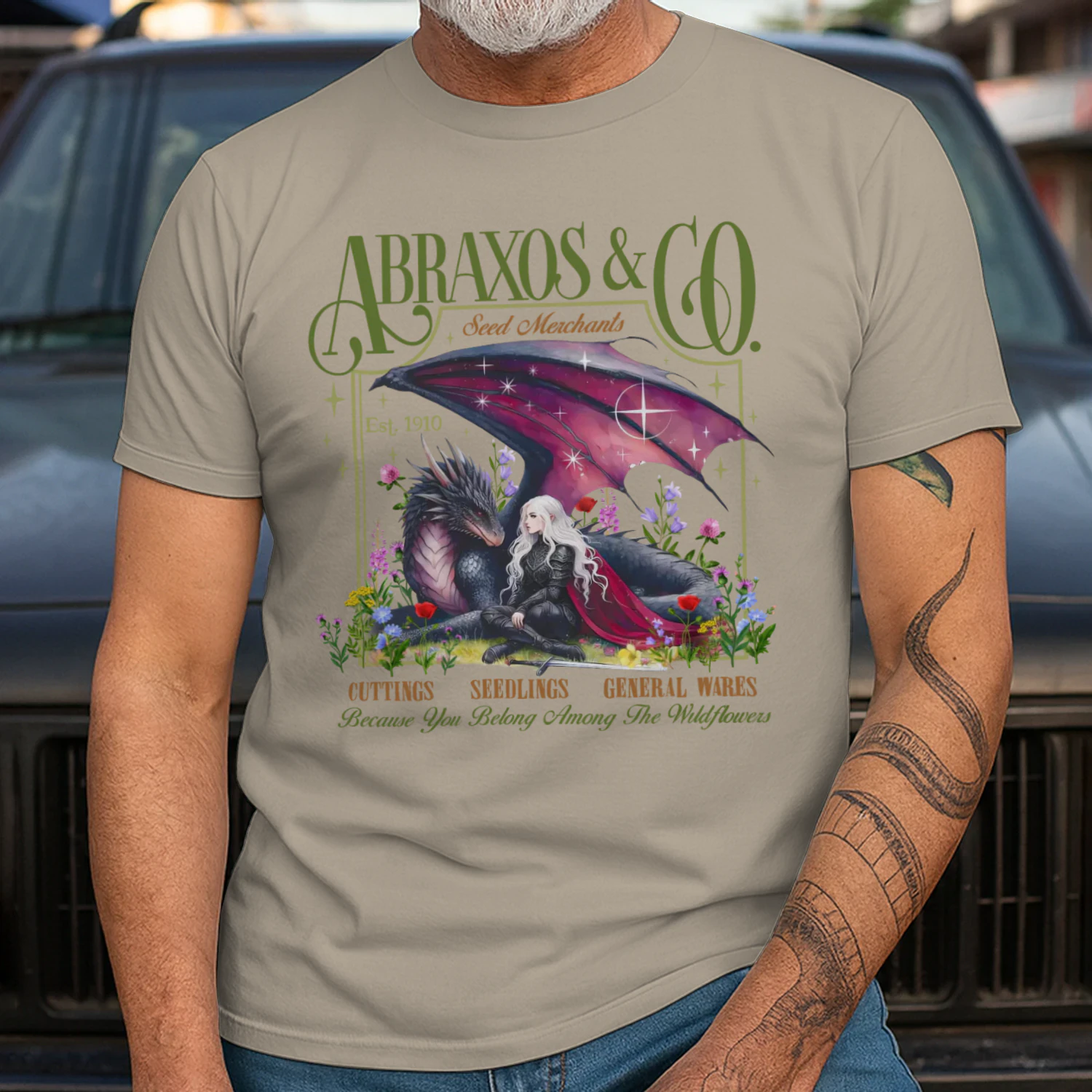 Abraxos Manon Blackbeak Heavy Cotton Light Colors T-shirt 1 Side, Throne of Glass Gildan Tee, High Fantasy Book Shirt, Book Gifts