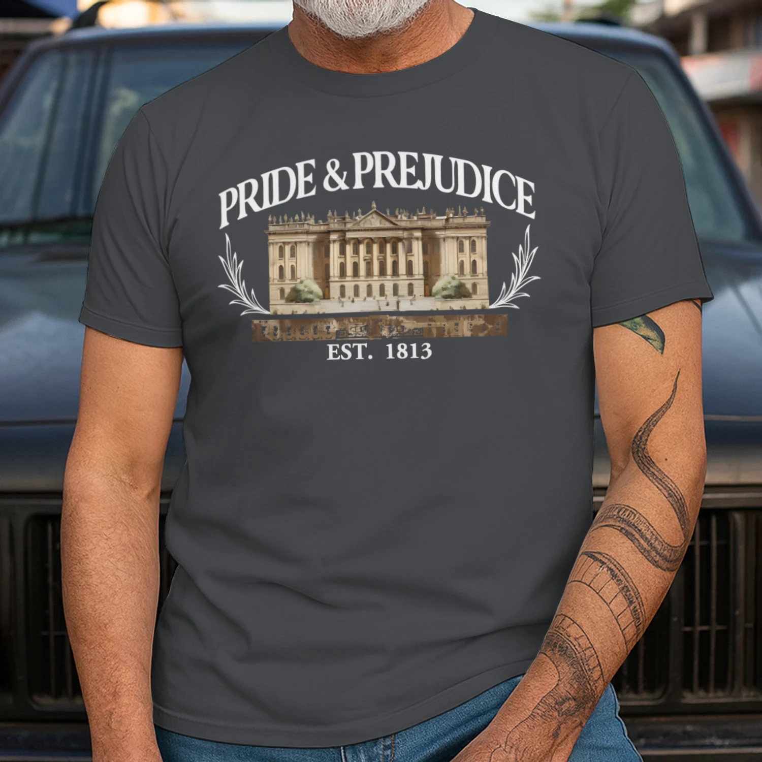 Pride & Prejudice Heavy Cotton T-Shirt 2 Side, Romance Tee, Classic Literature Shirt, Book Lover Gifts