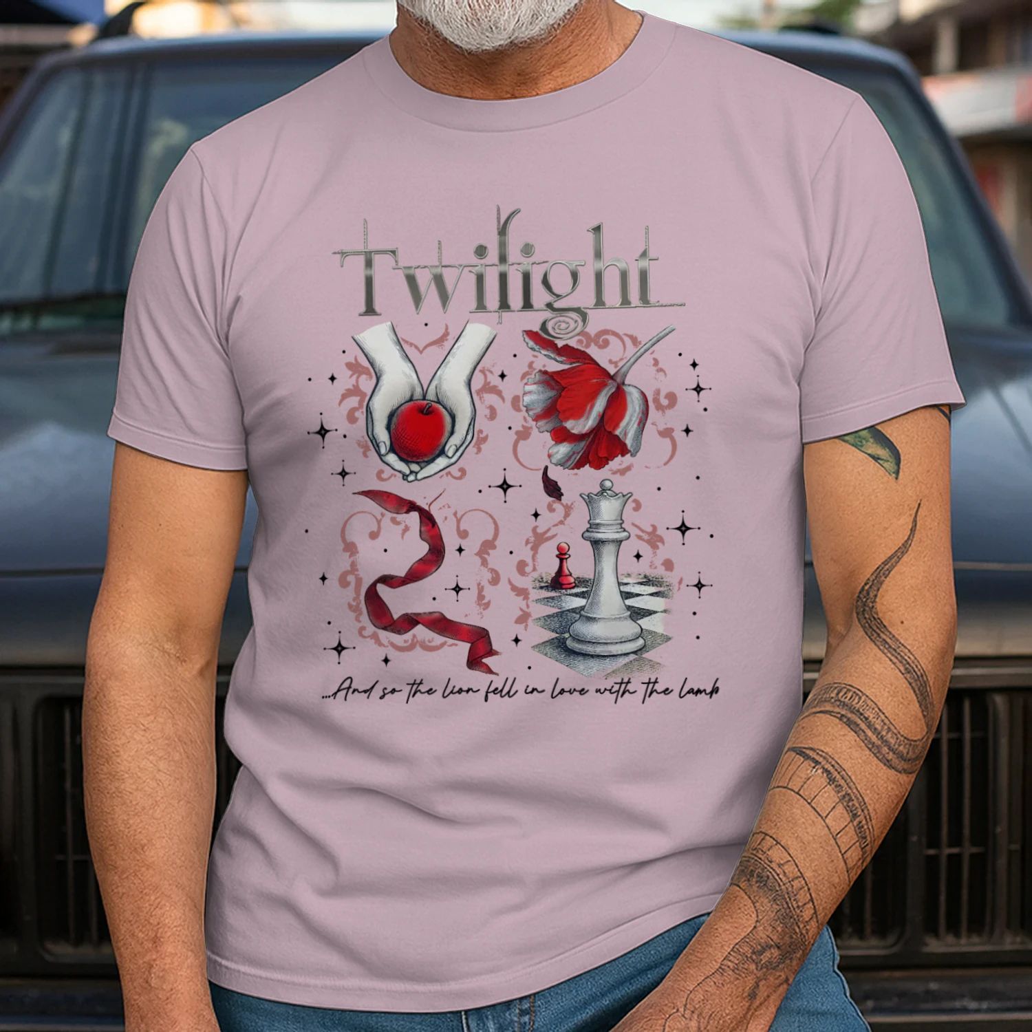 Twilight Series Heavy Cotton Light Colors T-shirt 2 Side, Young Adult Gildan Tee, Fantasy Romance Book Shirt, Book Lover Gifts